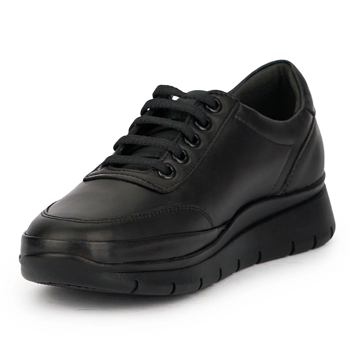 Pantofi dama din piele naturala neagra 15842 - Image 3