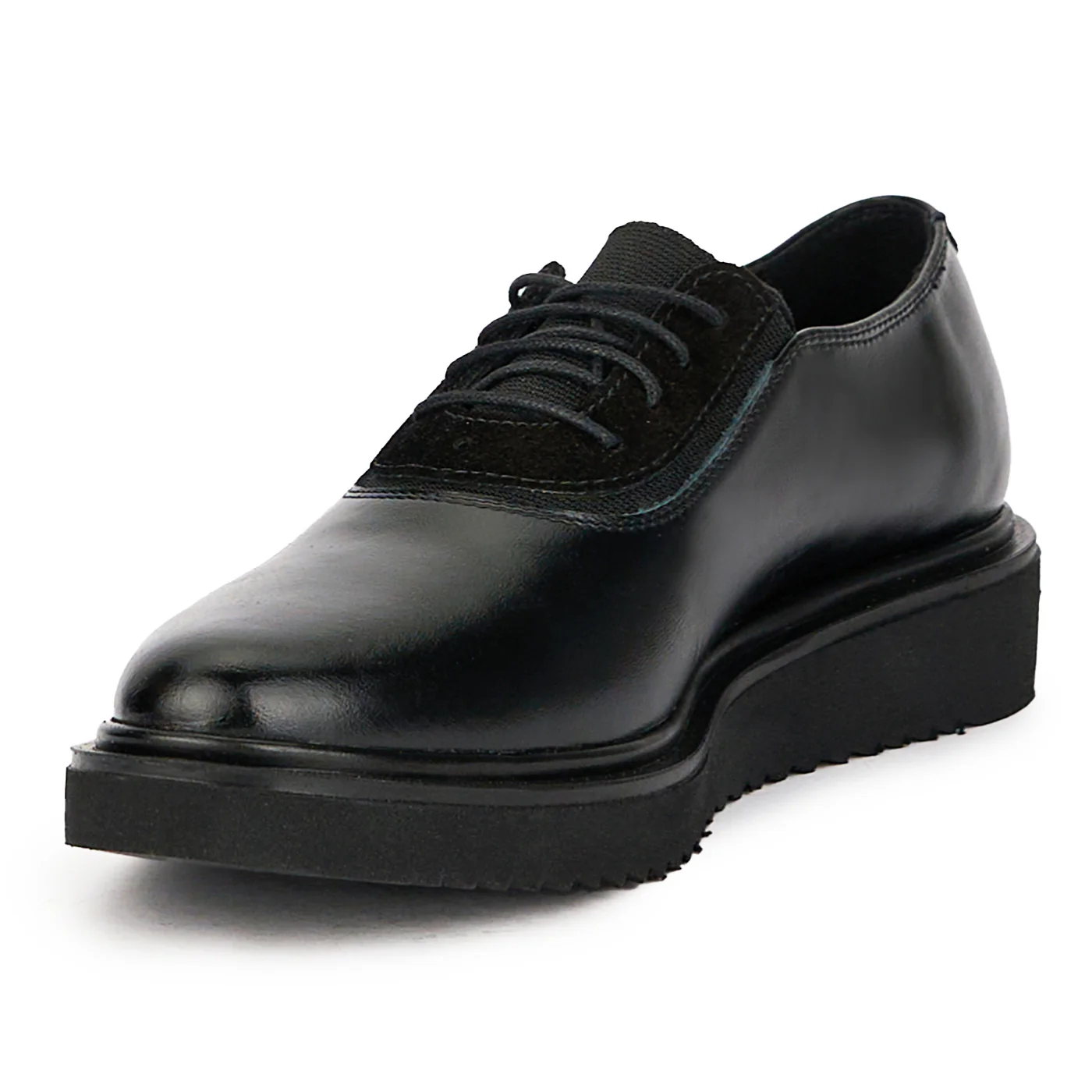 Pantofi dama din piele naturala neagra 15872 - Image 3
