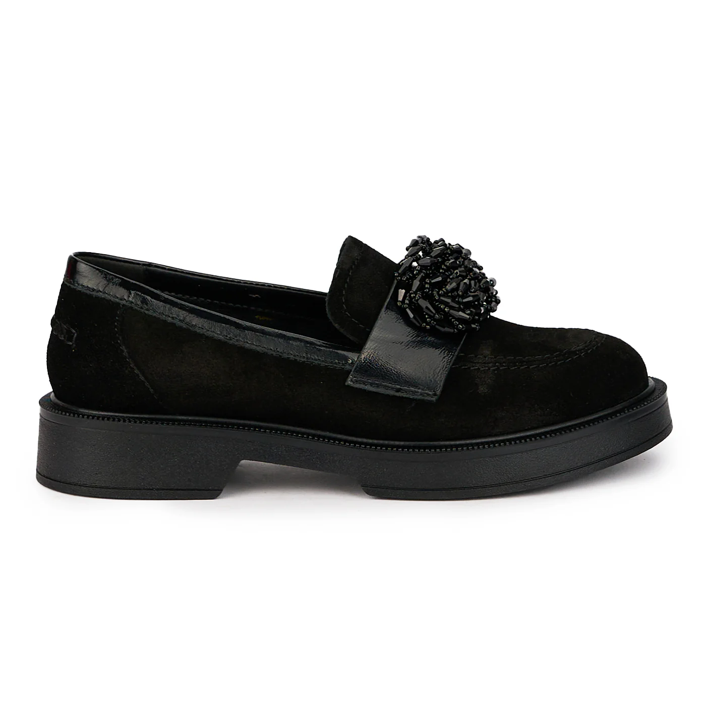 Pantofi dama din piele naturala neagra 15882