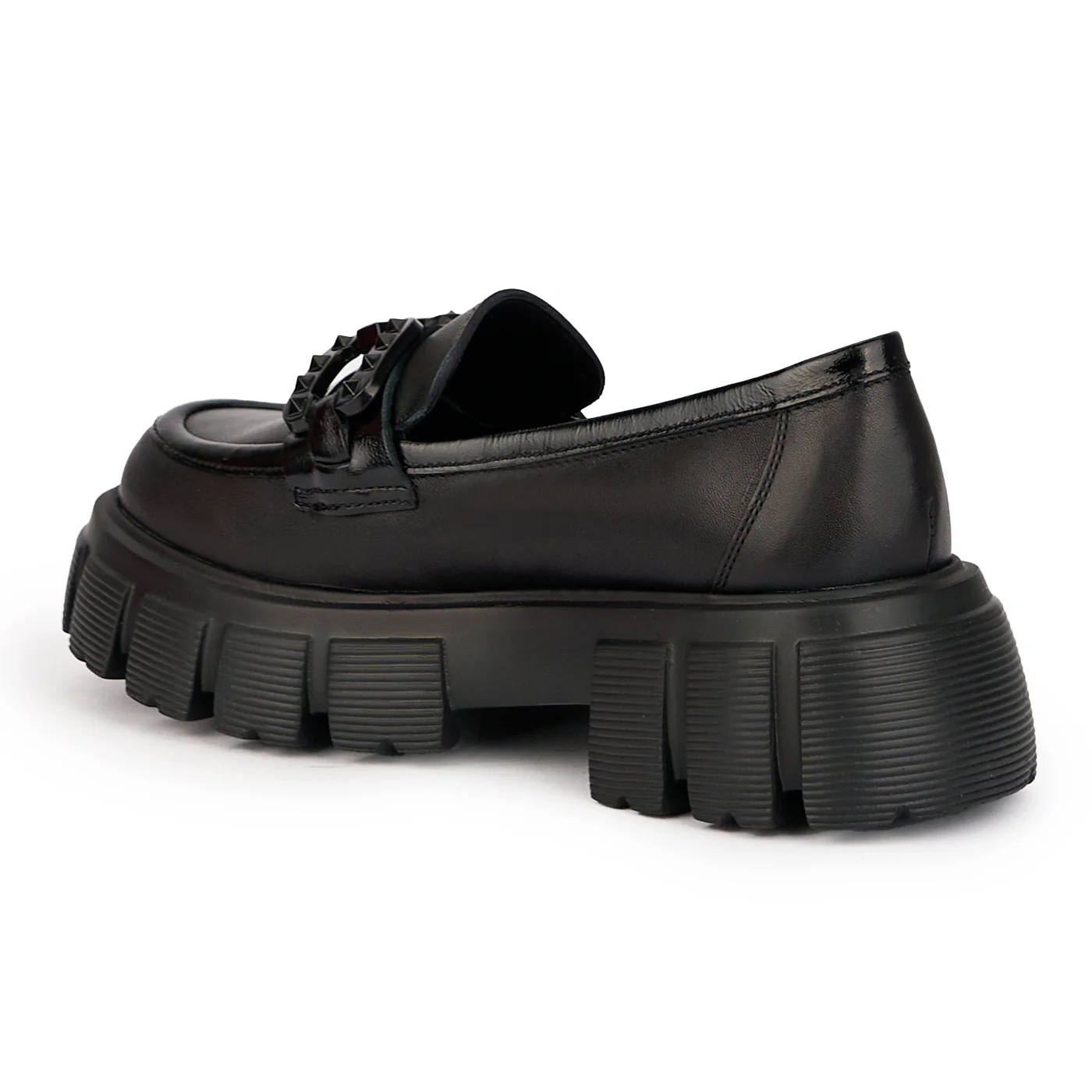 Pantofi dama din piele naturala neagra 15883 - Image 2