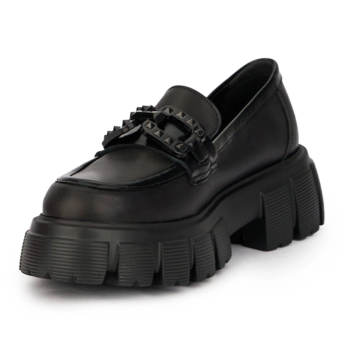 Pantofi dama din piele naturala neagra 15883 - Image 3