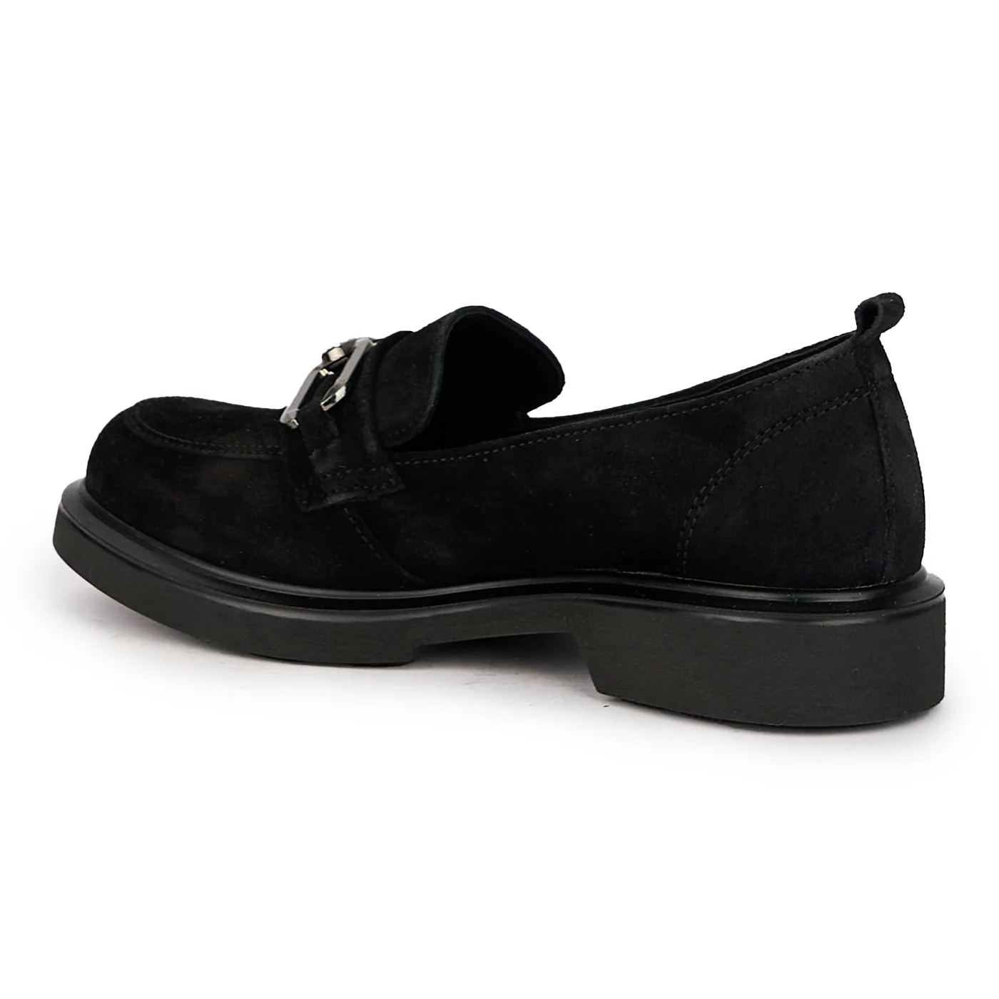 Pantofi dama din piele naturala neagra 15948 - Image 2