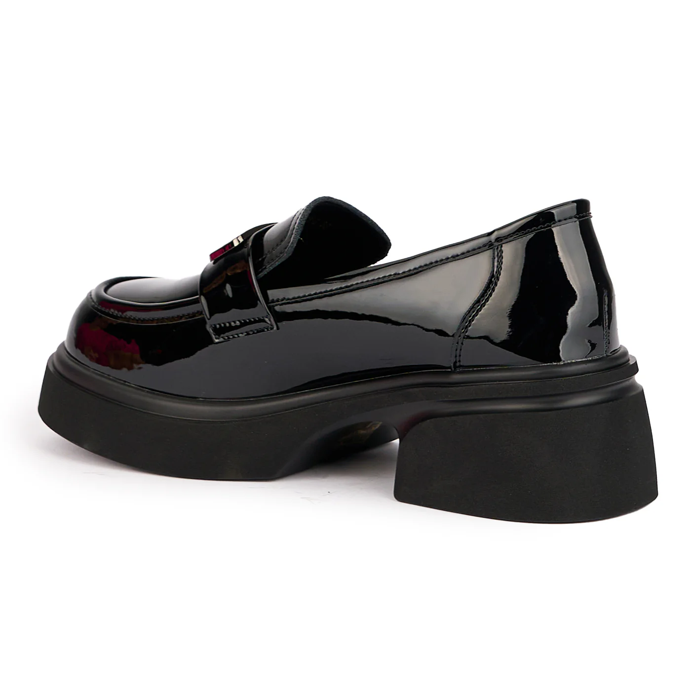 Pantofi dama din piele naturala neagra 16837 - Image 3