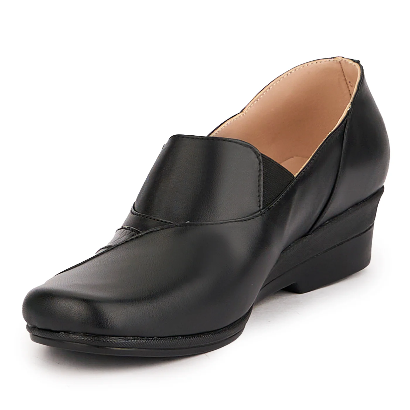 Pantofi dama din piele naturala neagra 16874 - Image 3