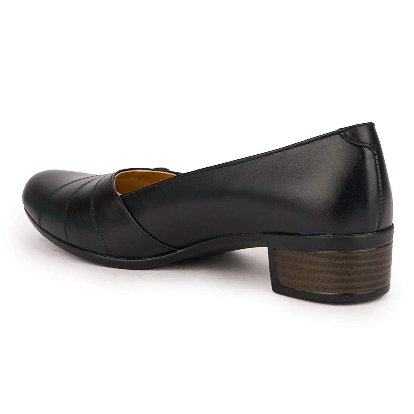 Pantofi dama din piele naturala neagra 16878 - Image 2