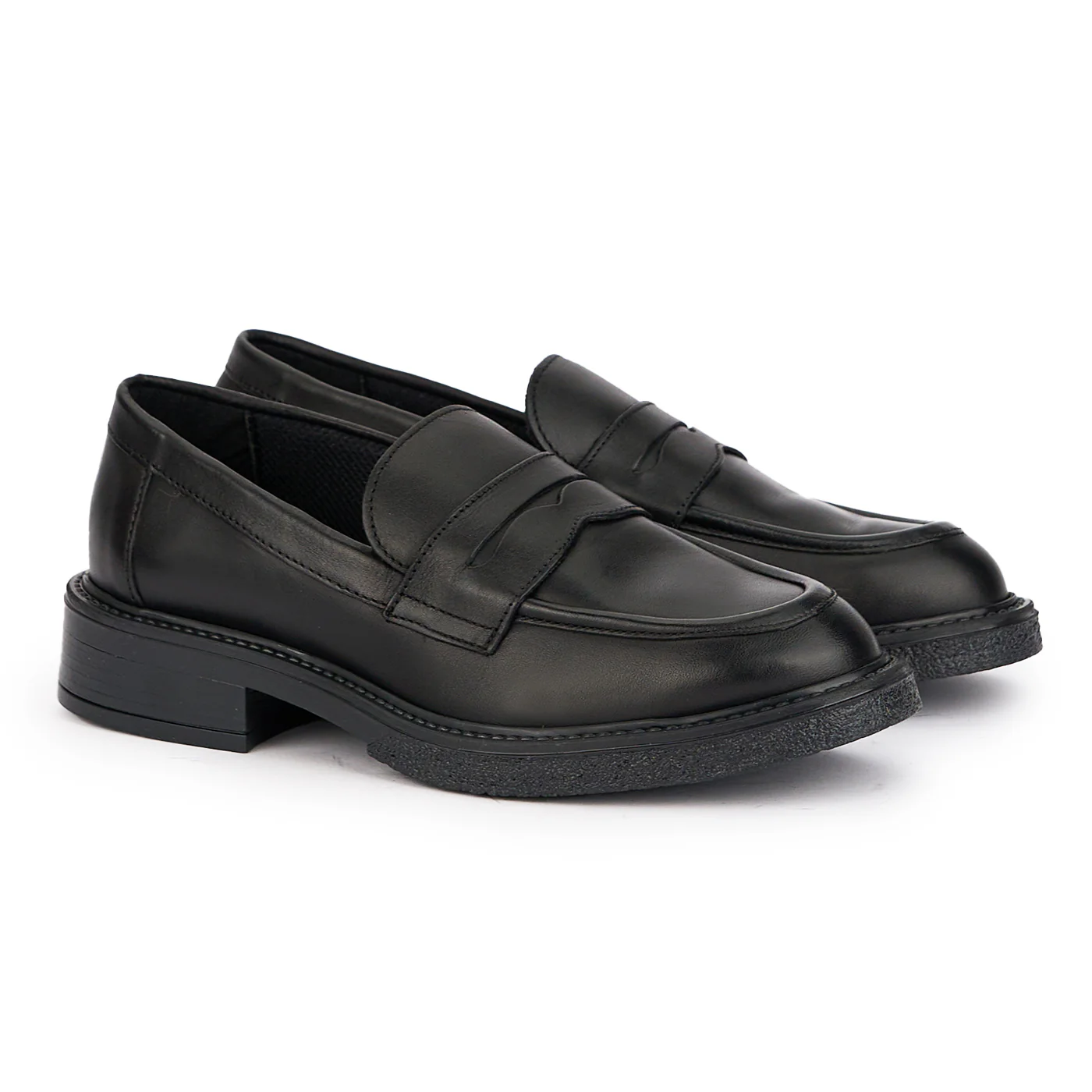 Pantofi dama din piele naturala neagra 16936 - Image 4