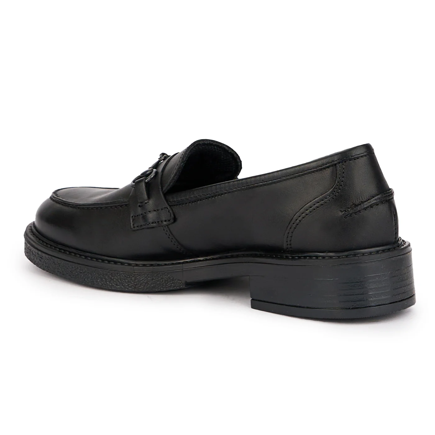 Pantofi dama din piele naturala neagra 16937 - Image 2