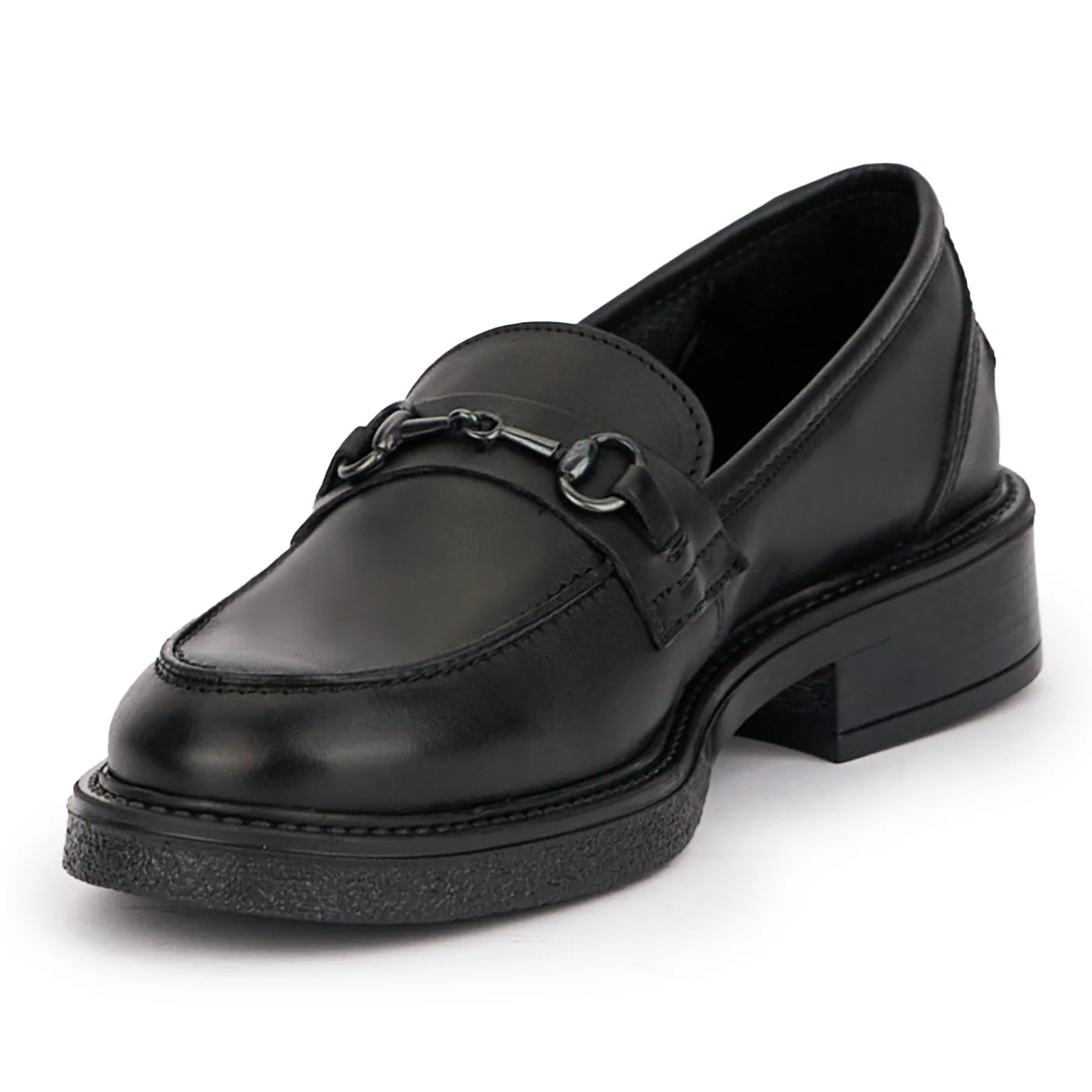 Pantofi dama din piele naturala neagra 16937 - Image 3