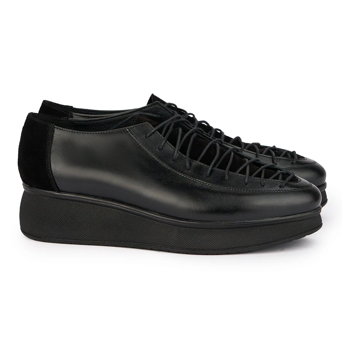 Pantofi dama din piele naturala neagra 16984 - Image 4