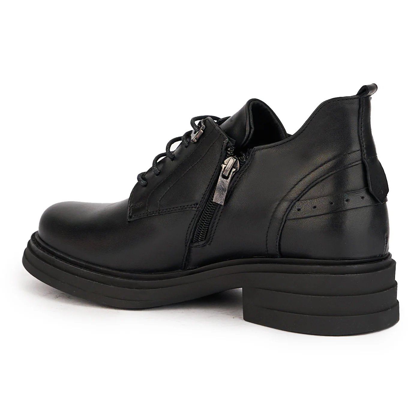 Pantofi dama din piele naturala neagra 17060 - Image 2