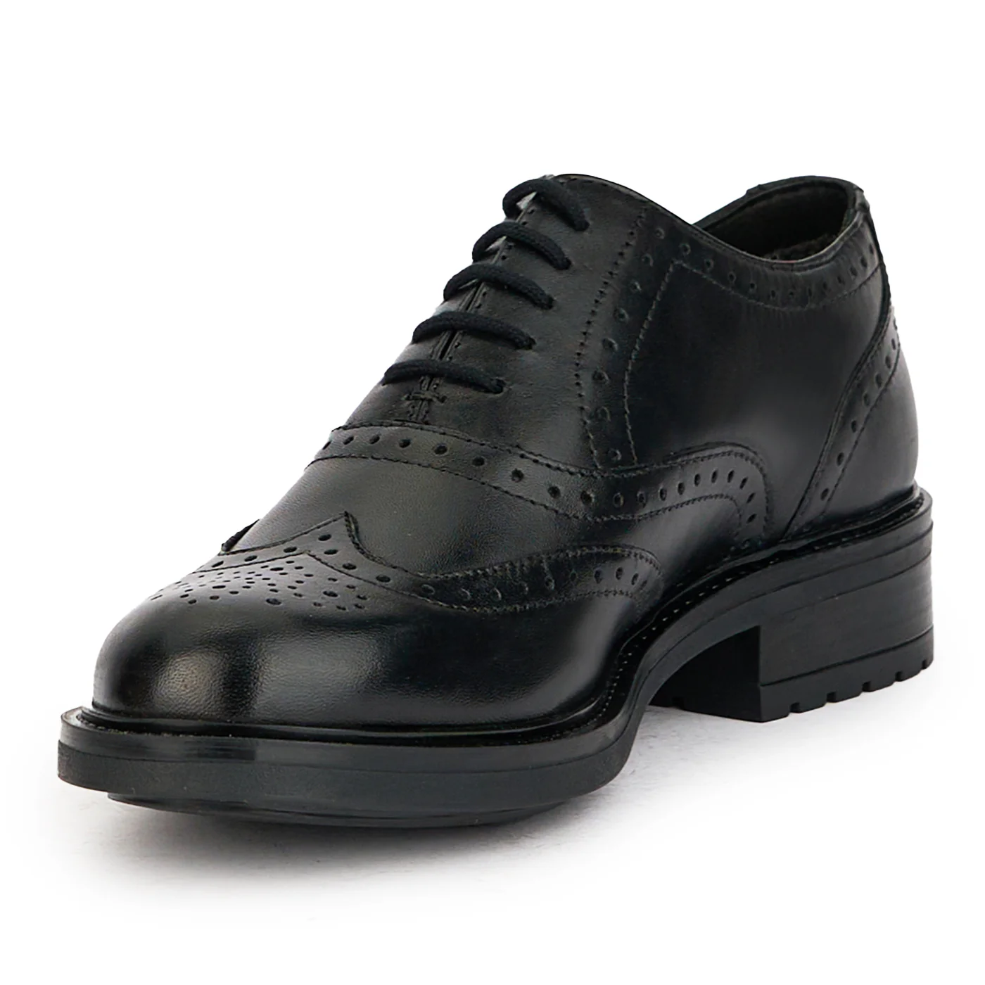 Pantofi dama din piele naturala neagra 17226 - Image 3