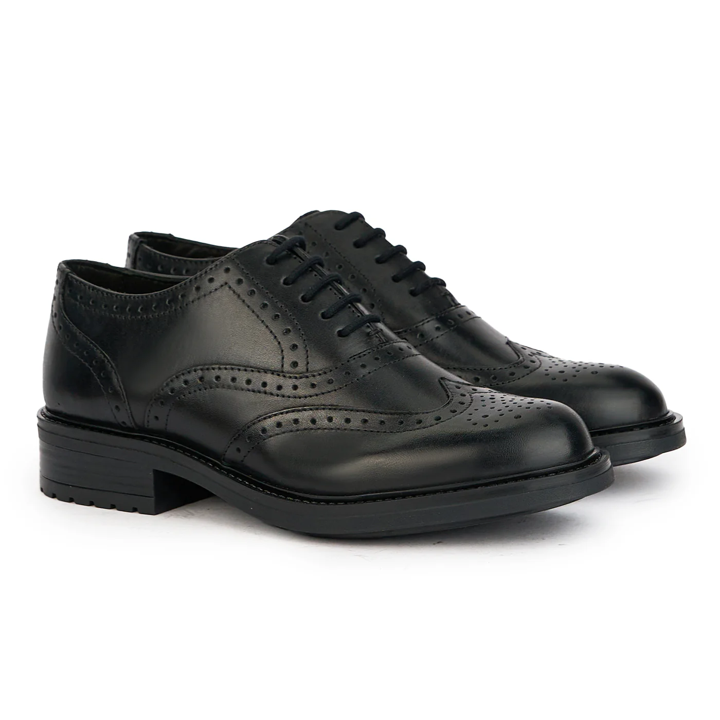 Pantofi dama din piele naturala neagra 17226 - Image 4