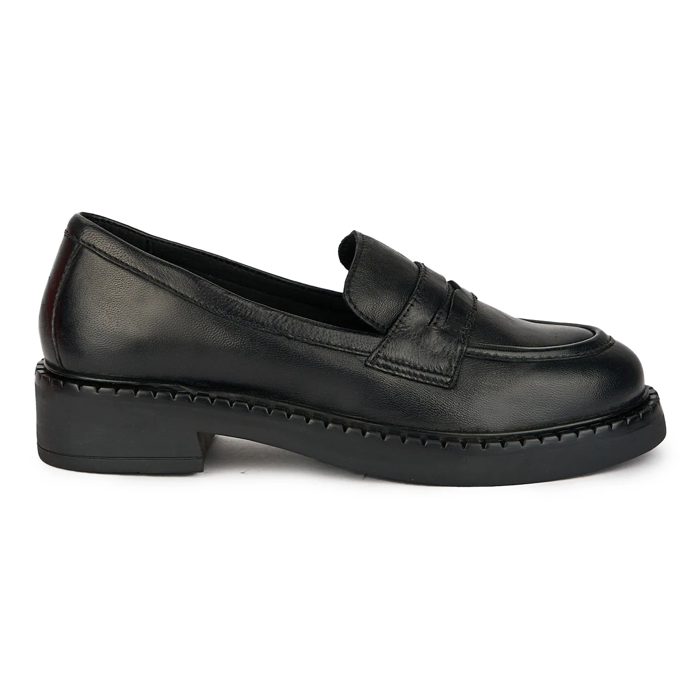 Pantofi dama din piele naturala neagra 17440