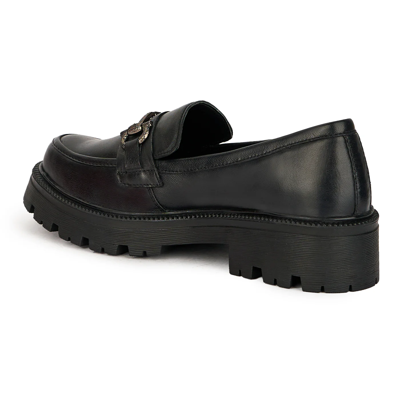 Pantofi dama din piele naturala neagra 17445 - Image 2