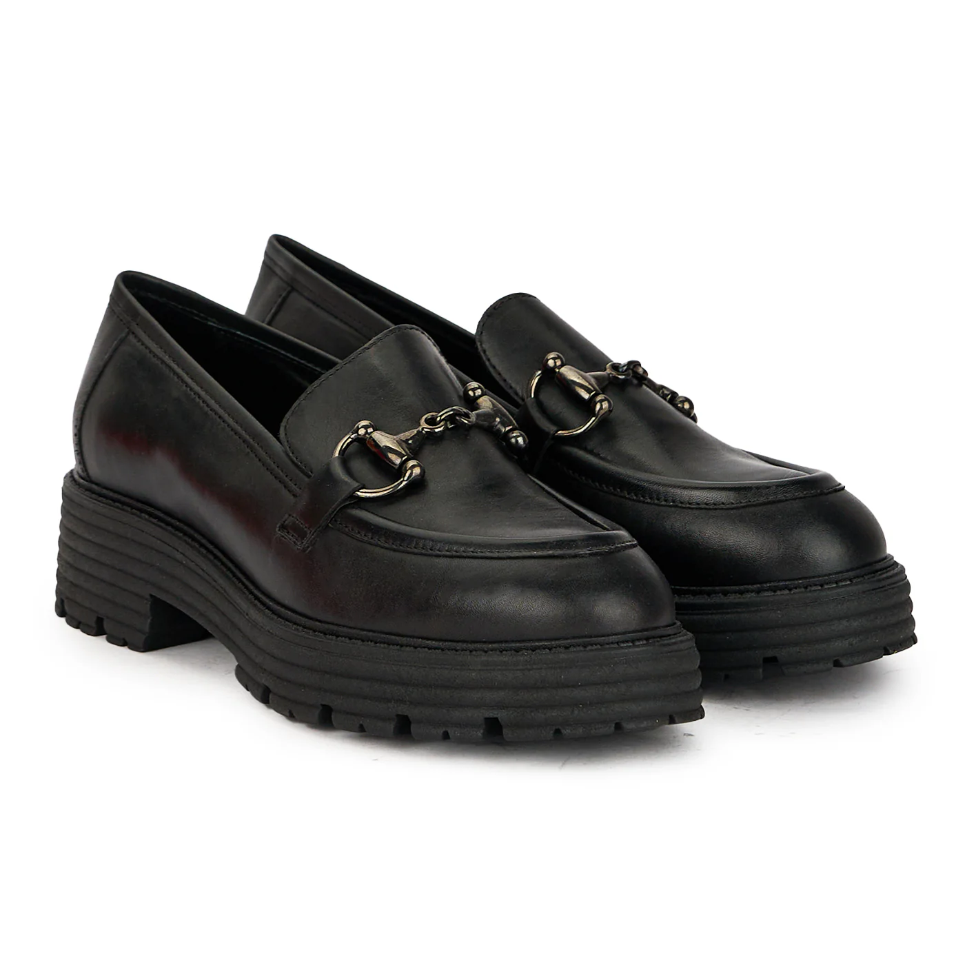 Pantofi dama din piele naturala neagra 17446 - Image 4