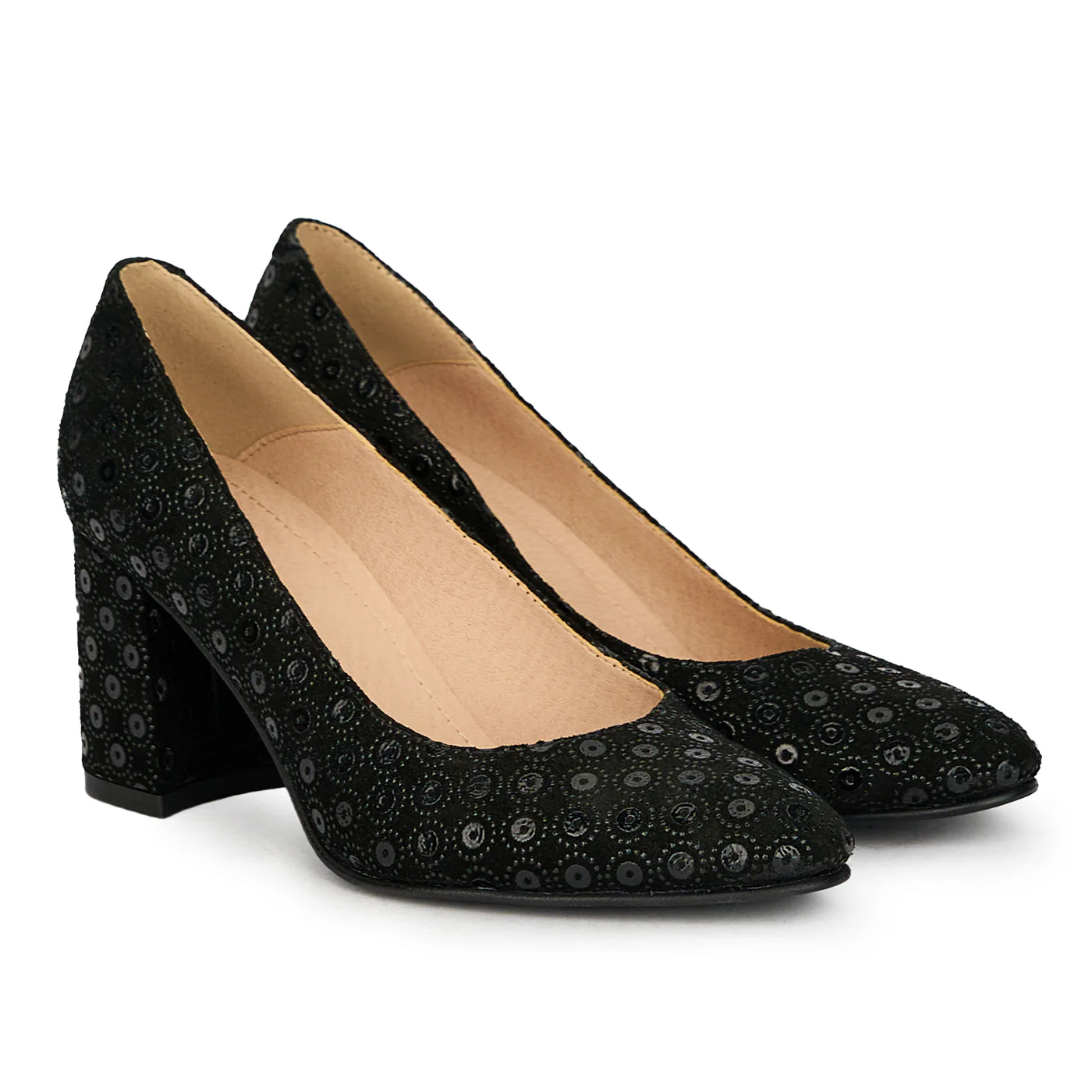 Pantofi dama din piele naturala neagra 17629 - Image 4