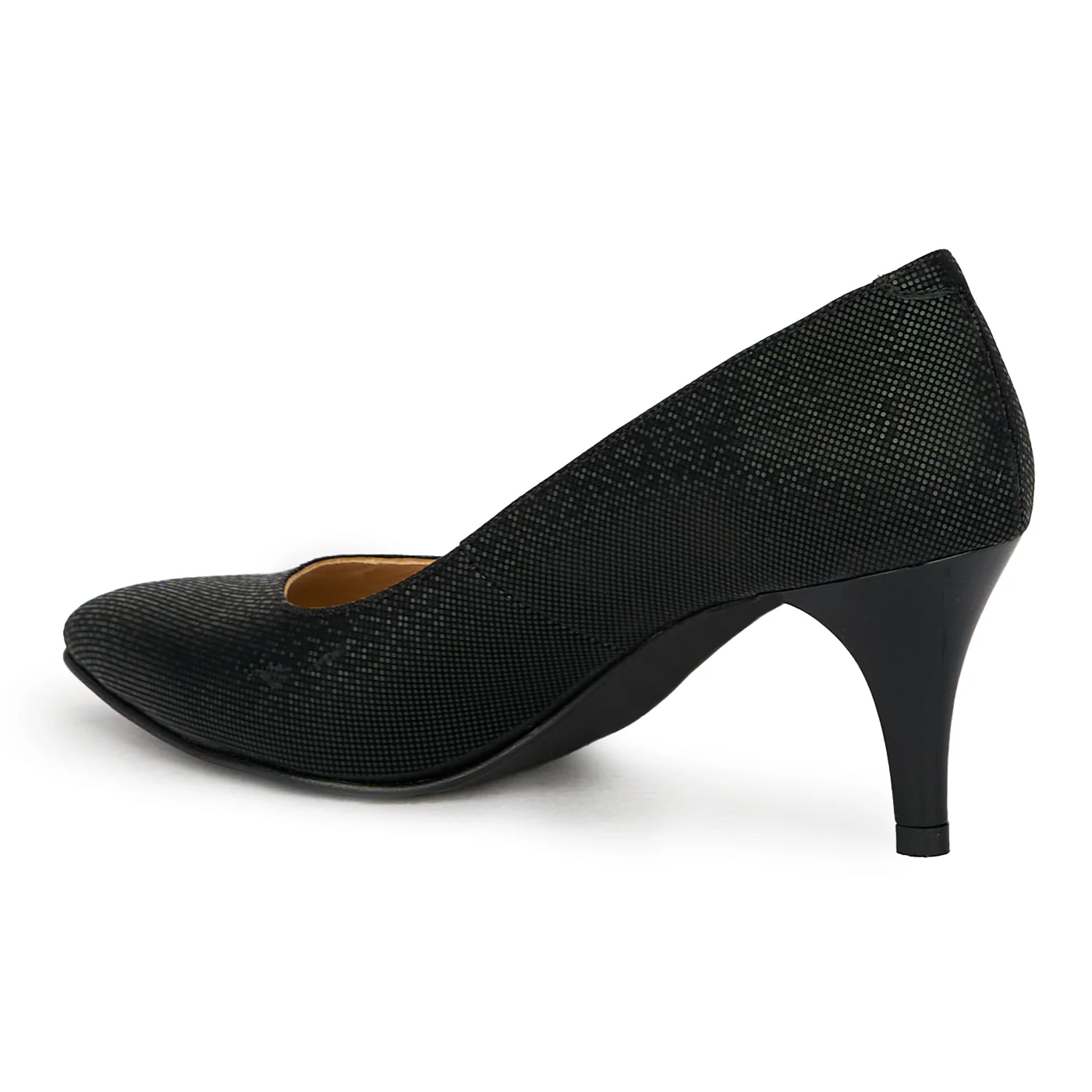 Pantofi dama din piele naturala neagra 17630 - Image 3