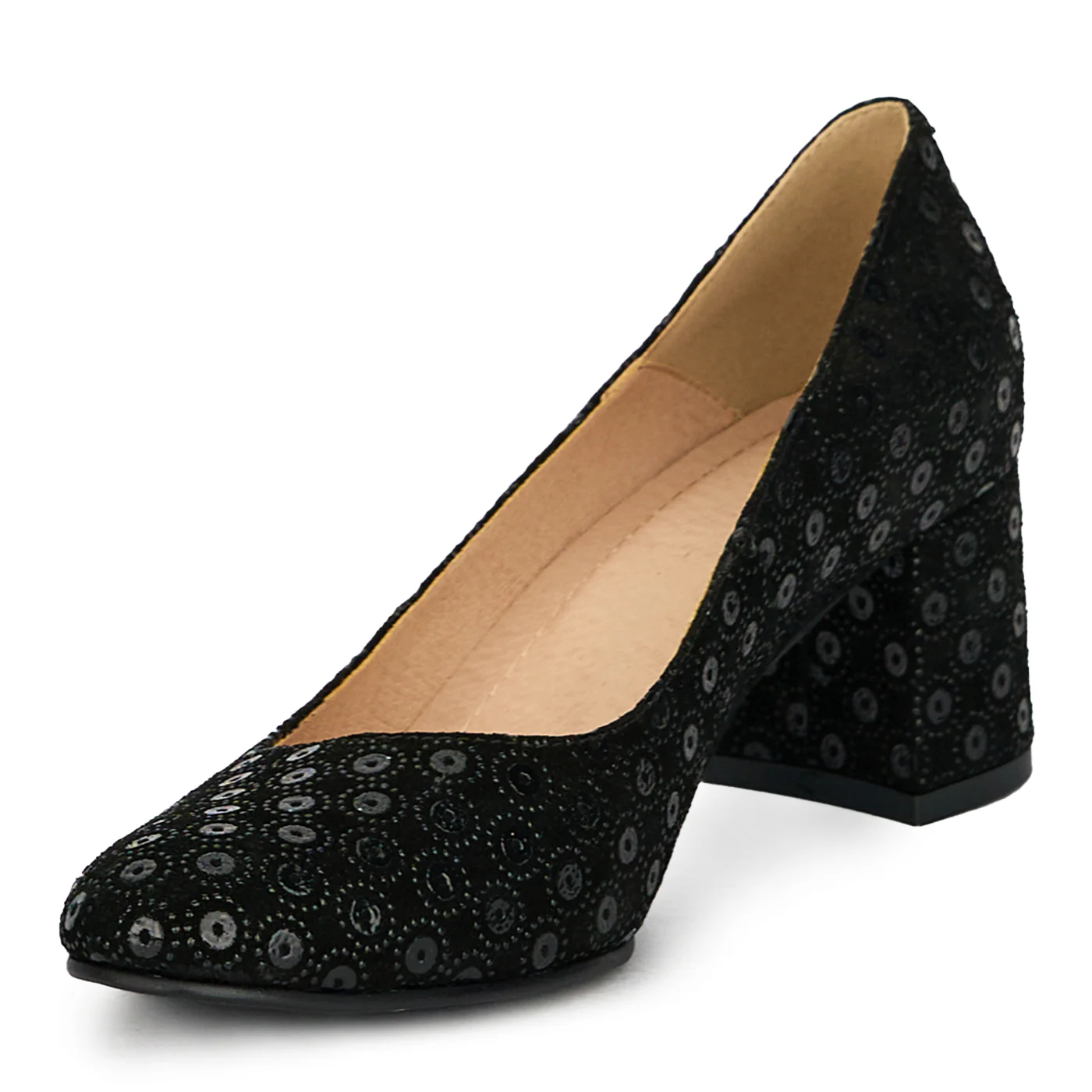 Pantofi dama din piele naturala neagra 17634 - Image 3