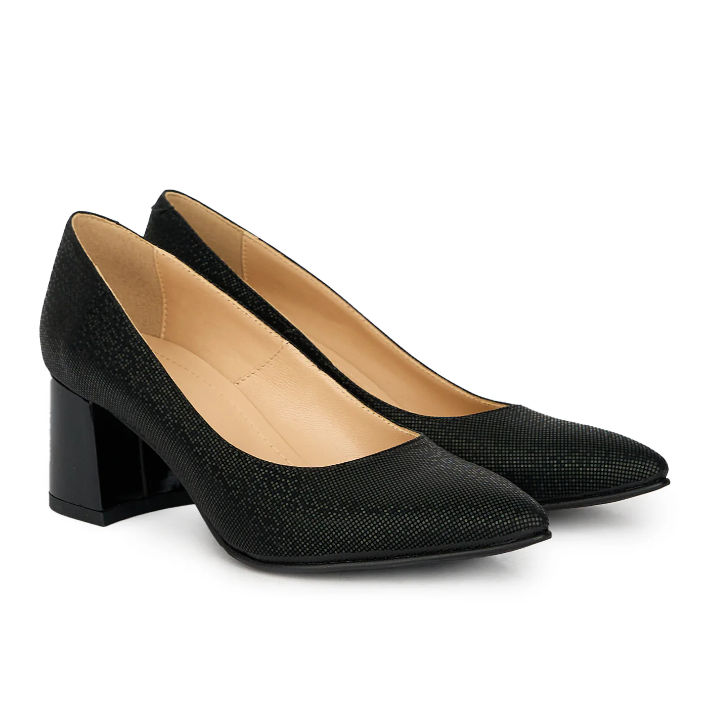 Pantofi dama din piele naturala neagra 17635 - Image 4