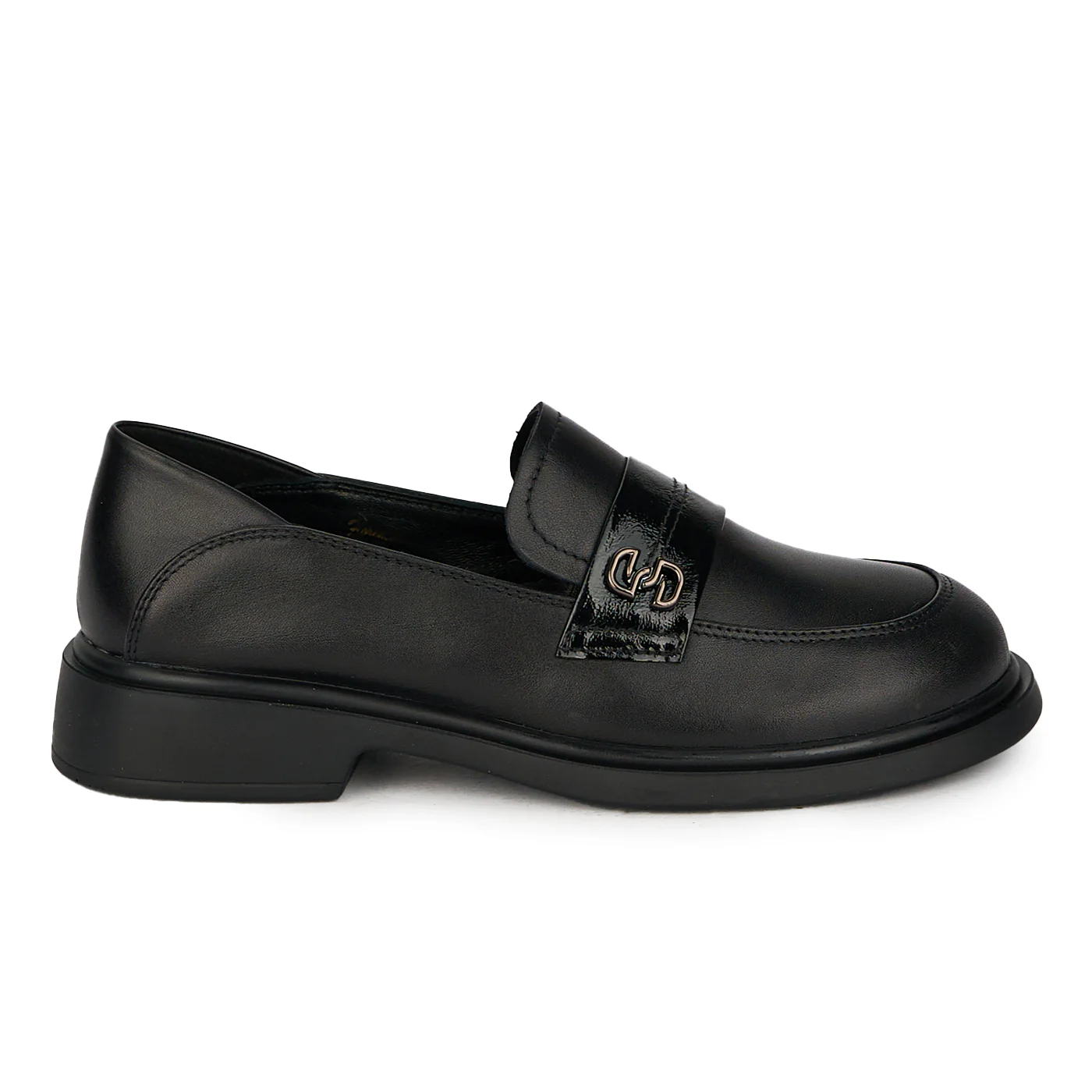 Pantofi dama din piele naturala neagra 17841
