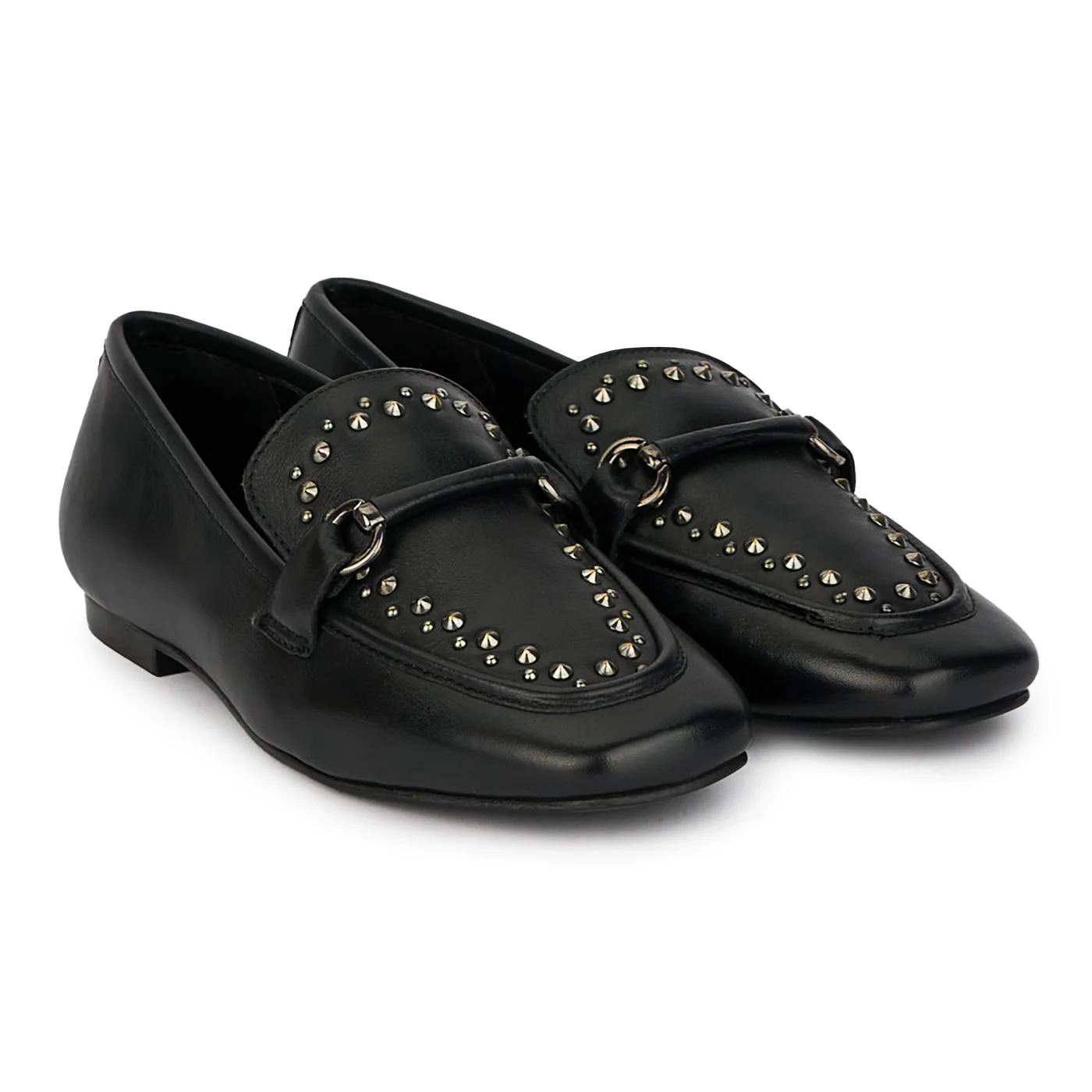 Pantofi dama din piele naturala neagra 18023 - Image 4