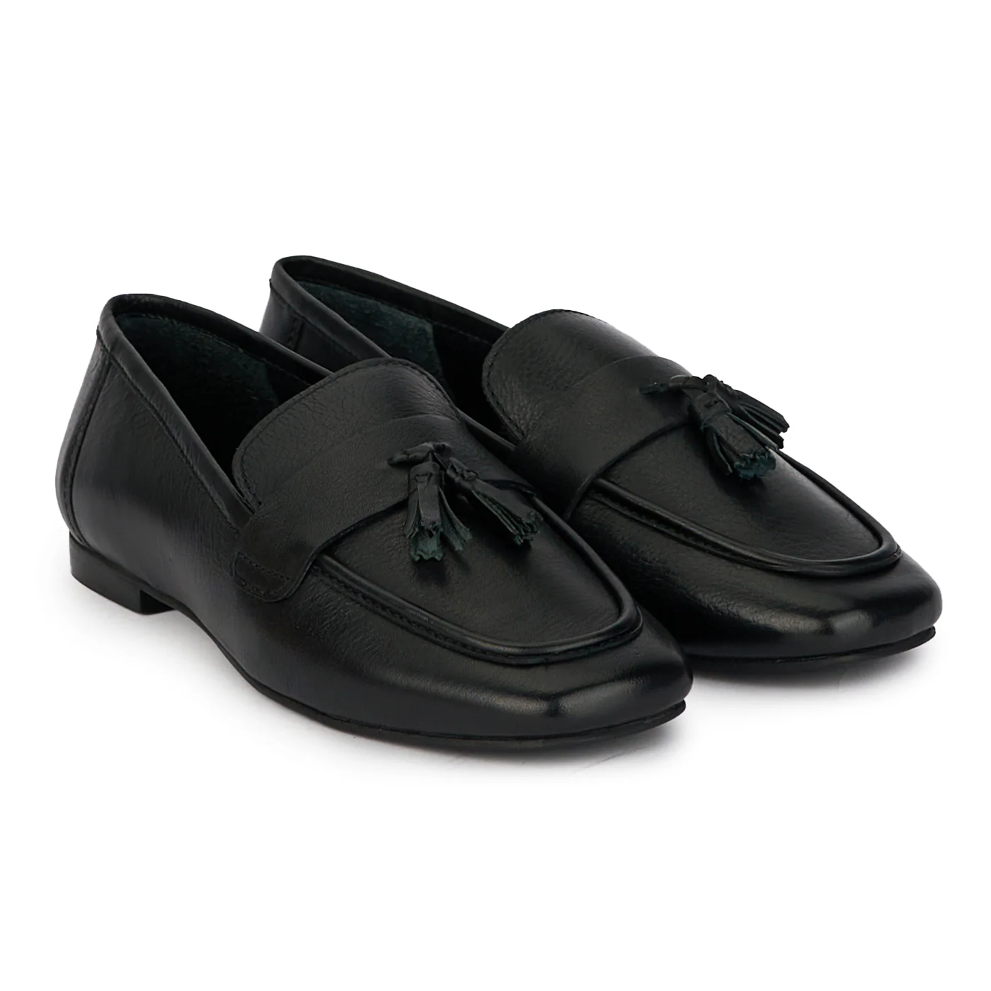Pantofi dama din piele naturala neagra 18026 - Image 4