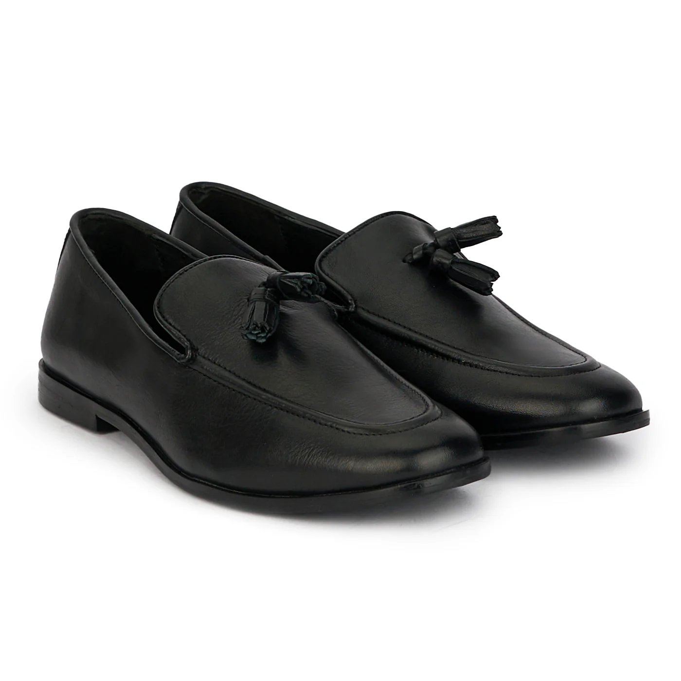 Pantofi dama din piele naturala neagra 18027 - Image 4