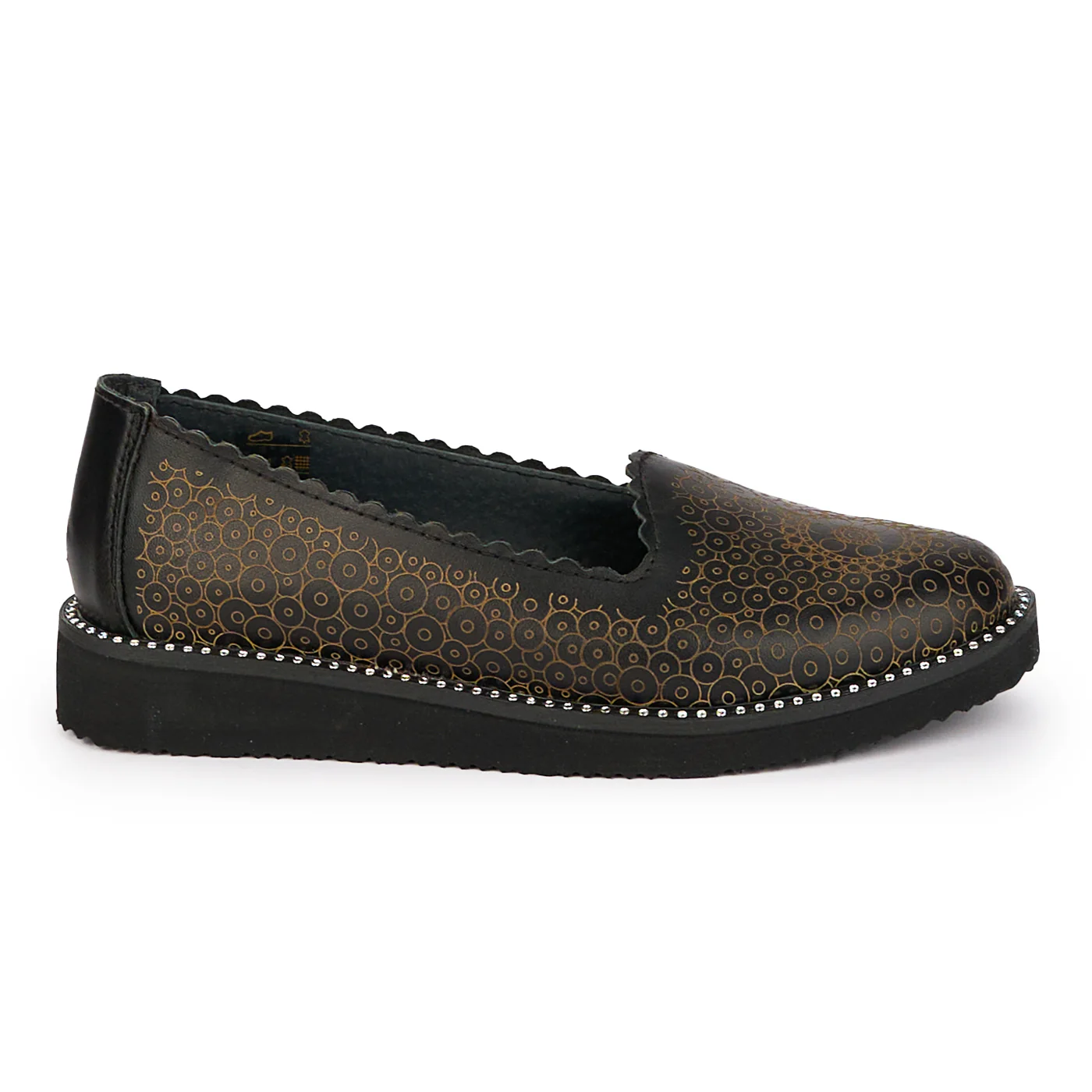 Pantofi dama din piele naturala maro 18149