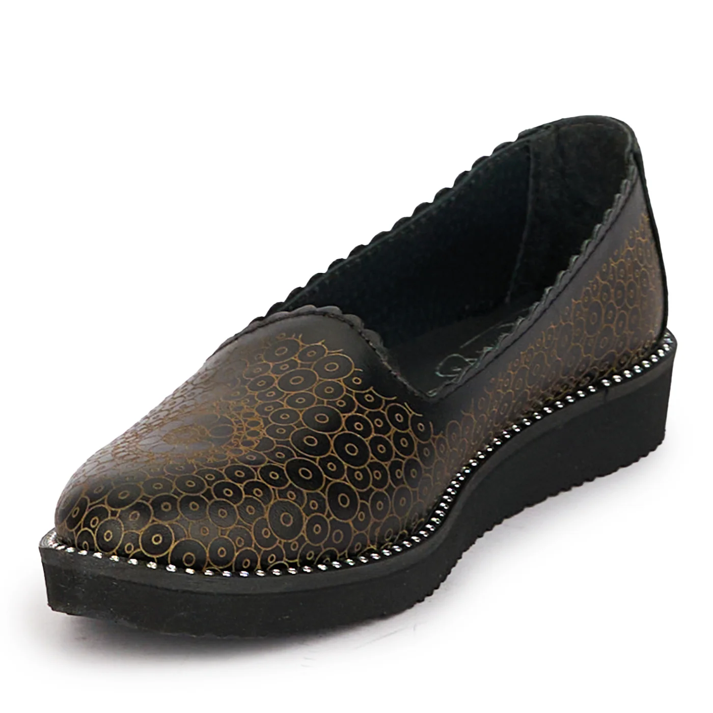 Pantofi dama din piele naturala maro 18149 - Image 3