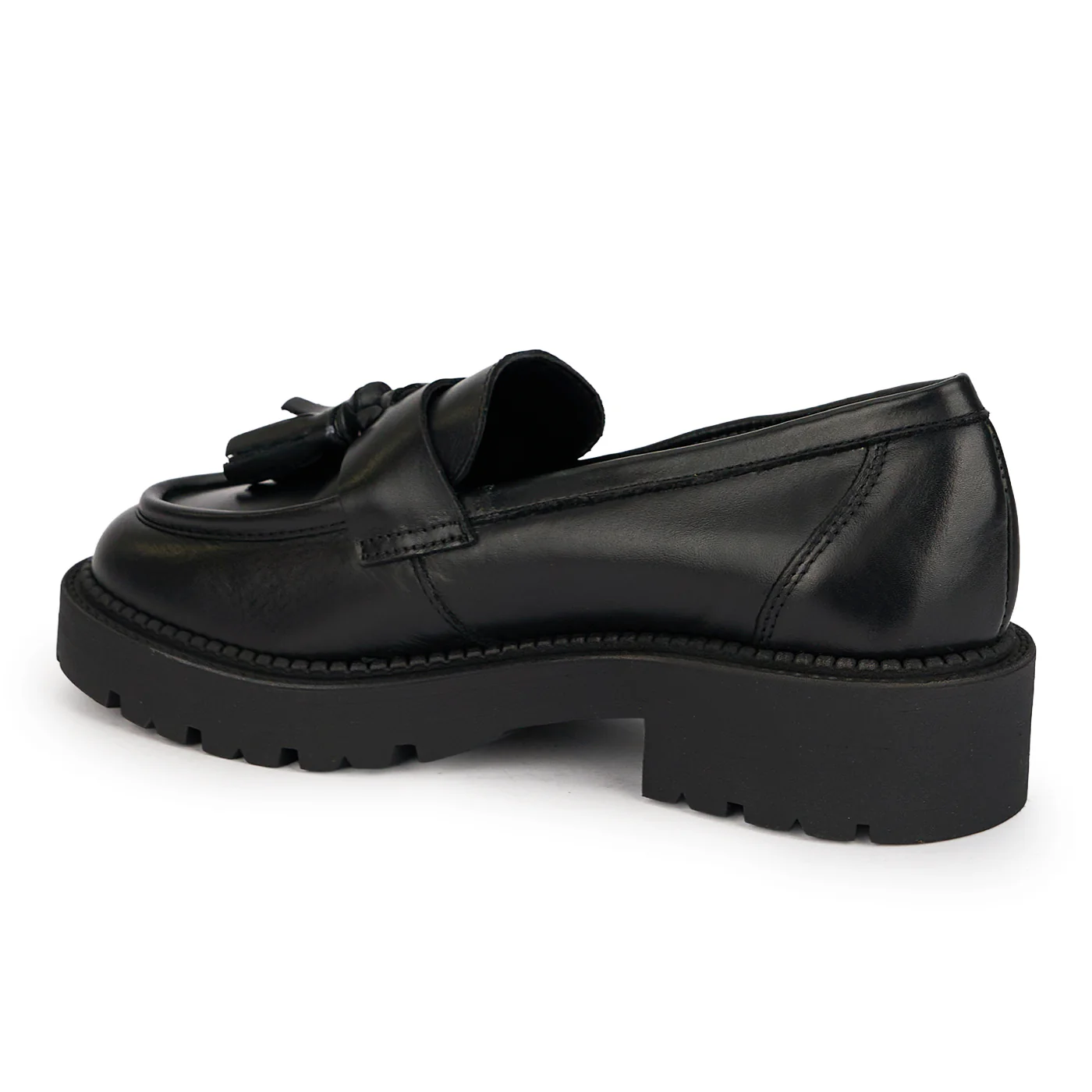 Pantofi dama din piele naturala neagra 19105 - Image 2