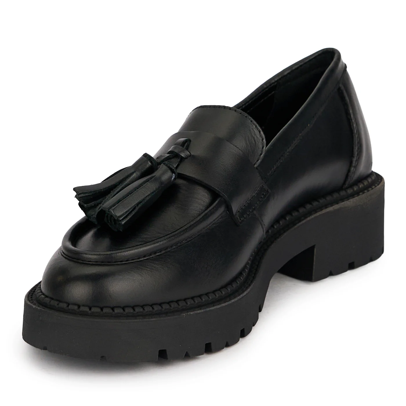 Pantofi dama din piele naturala neagra 19105 - Image 3