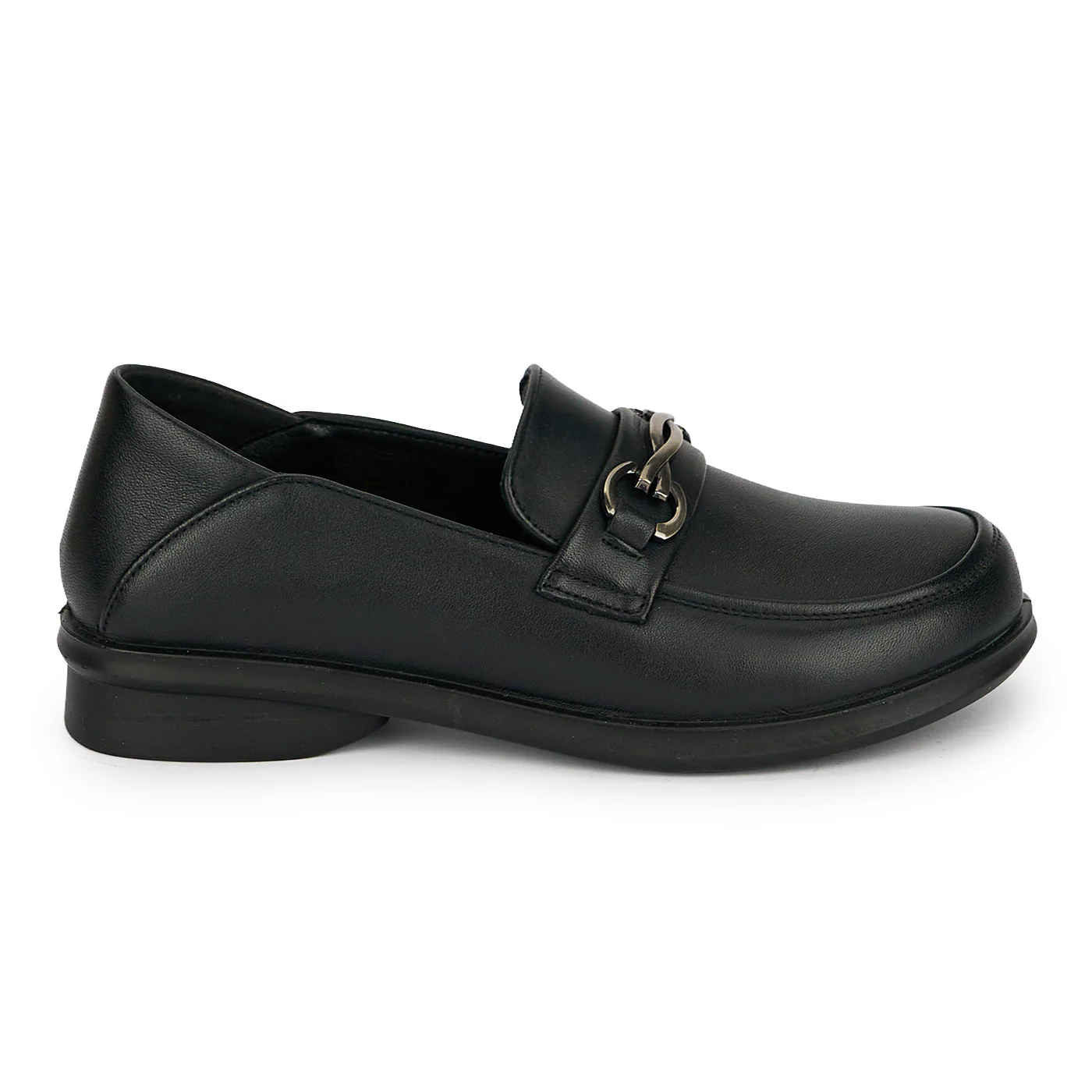 Pantofi dama din piele naturala neagra 19294