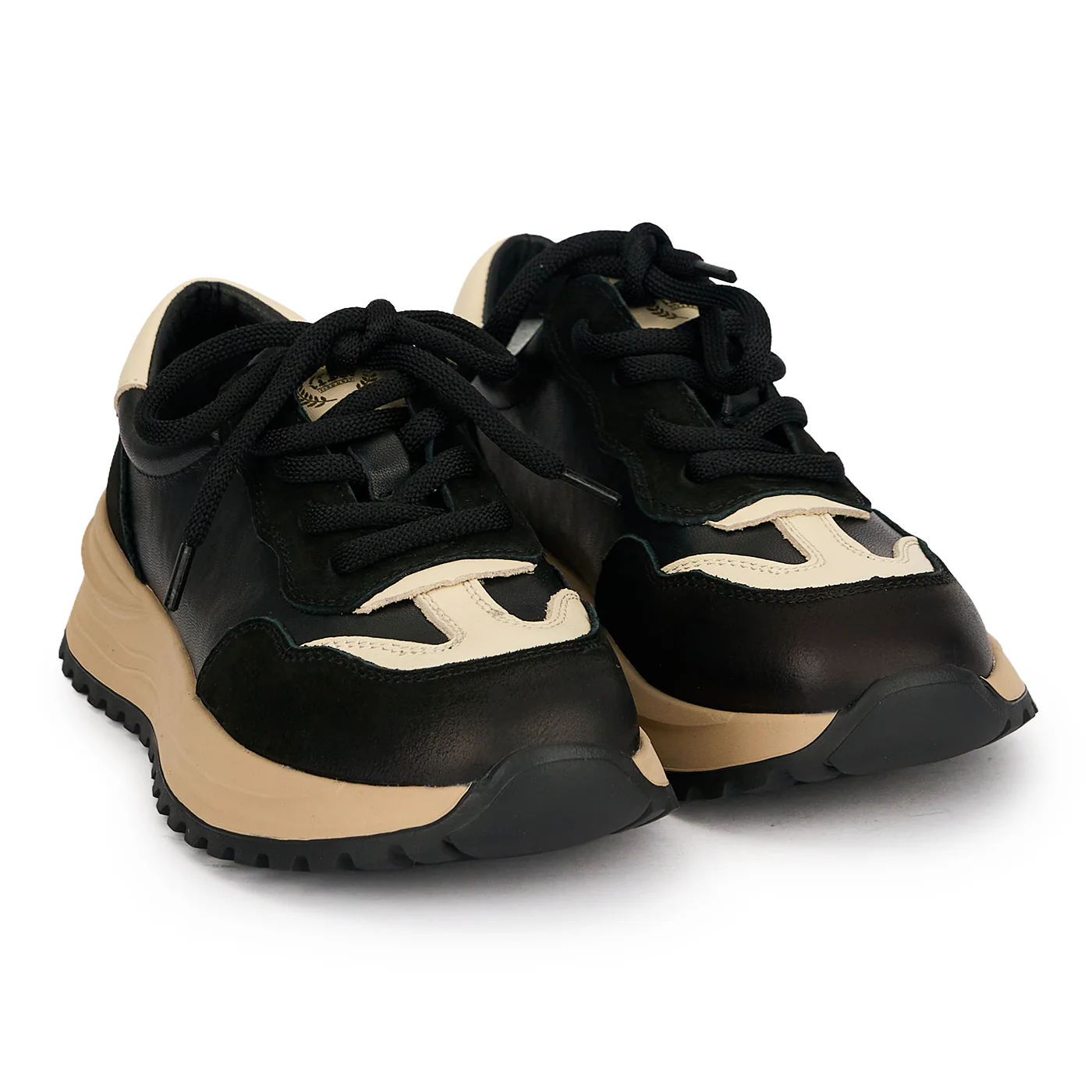 Pantofi dama din piele naturala neagra 19530 - Image 4