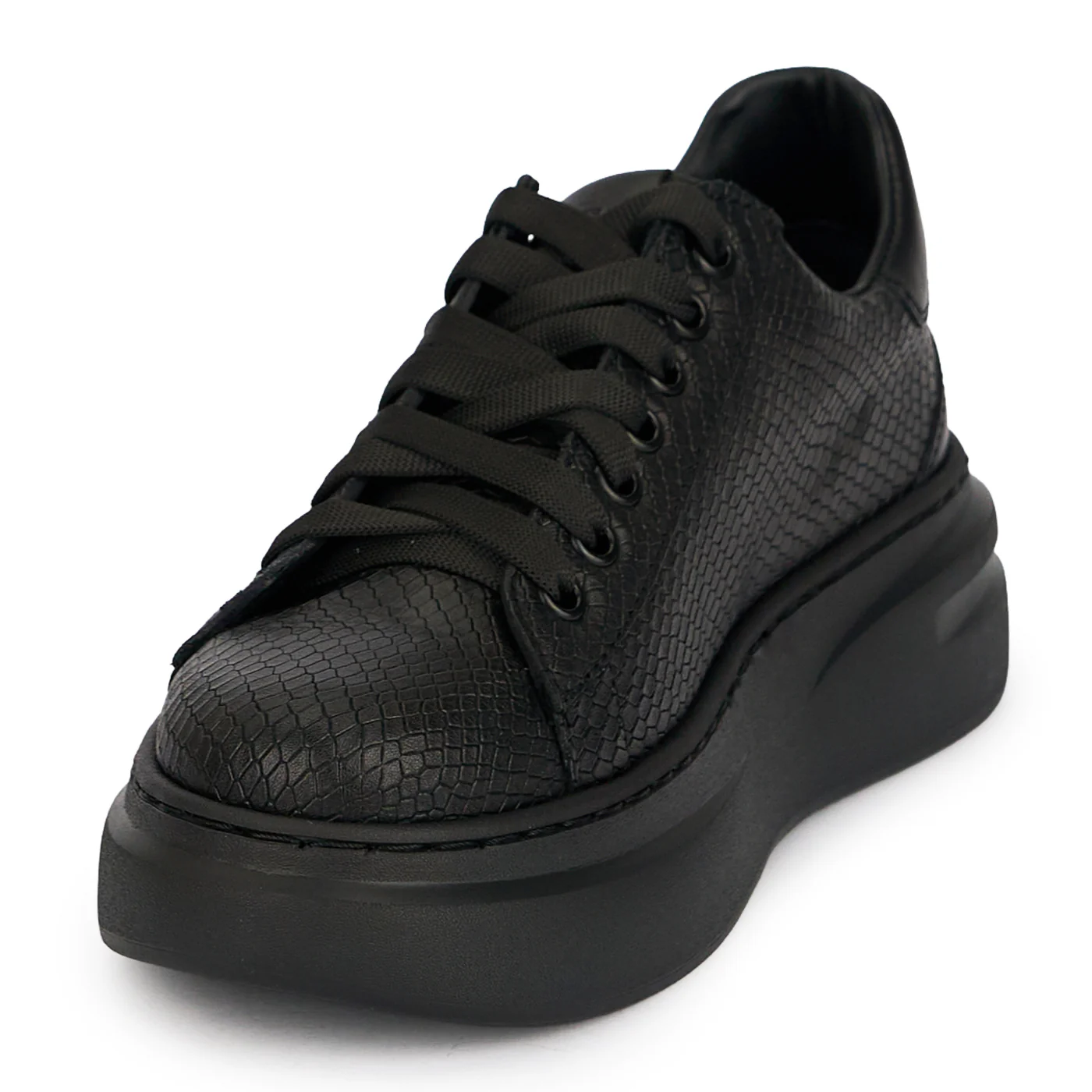 Pantofi dama din piele naturala neagra 19606 - Image 3