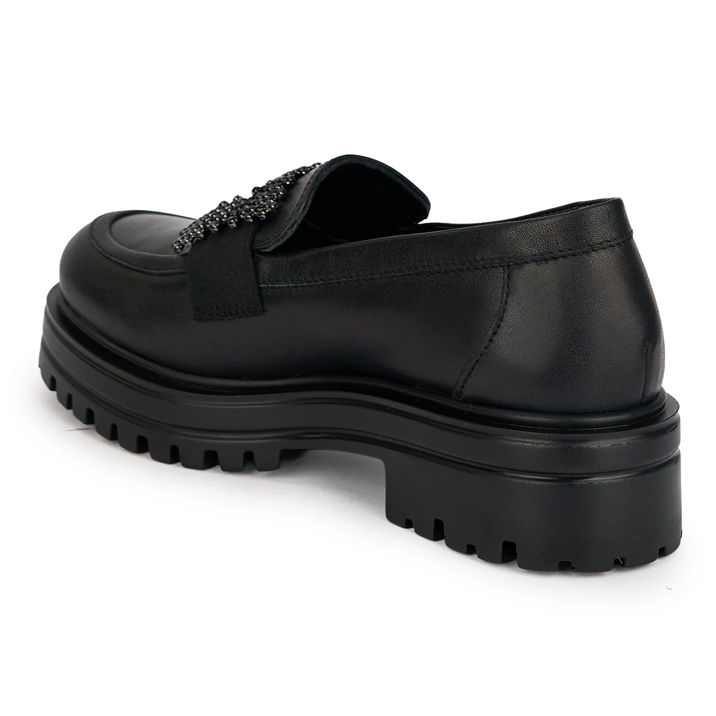 Pantofi dama din piele naturala neagra 19607 - Image 2