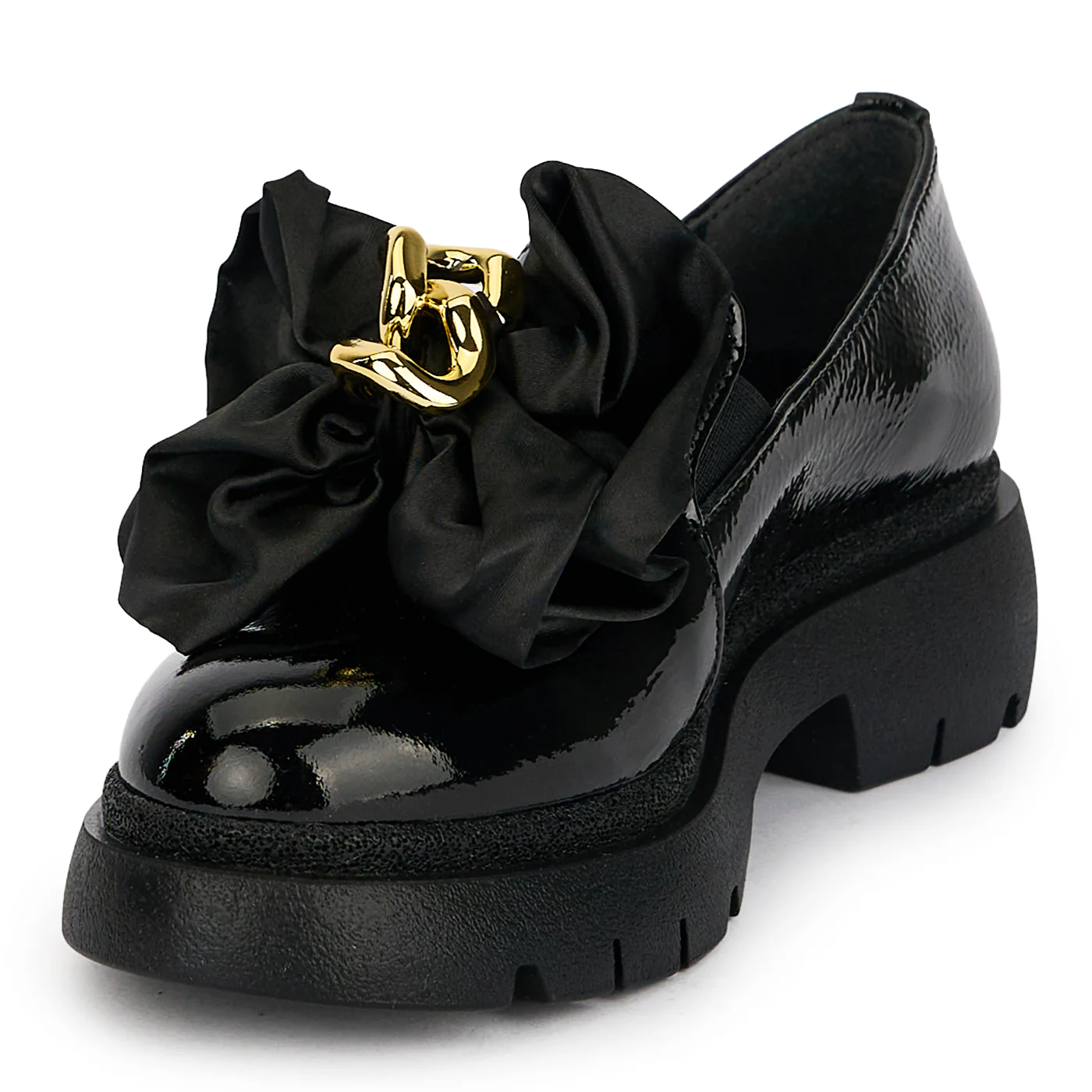 Pantofi dama din piele naturala neagra 19611 - Image 3