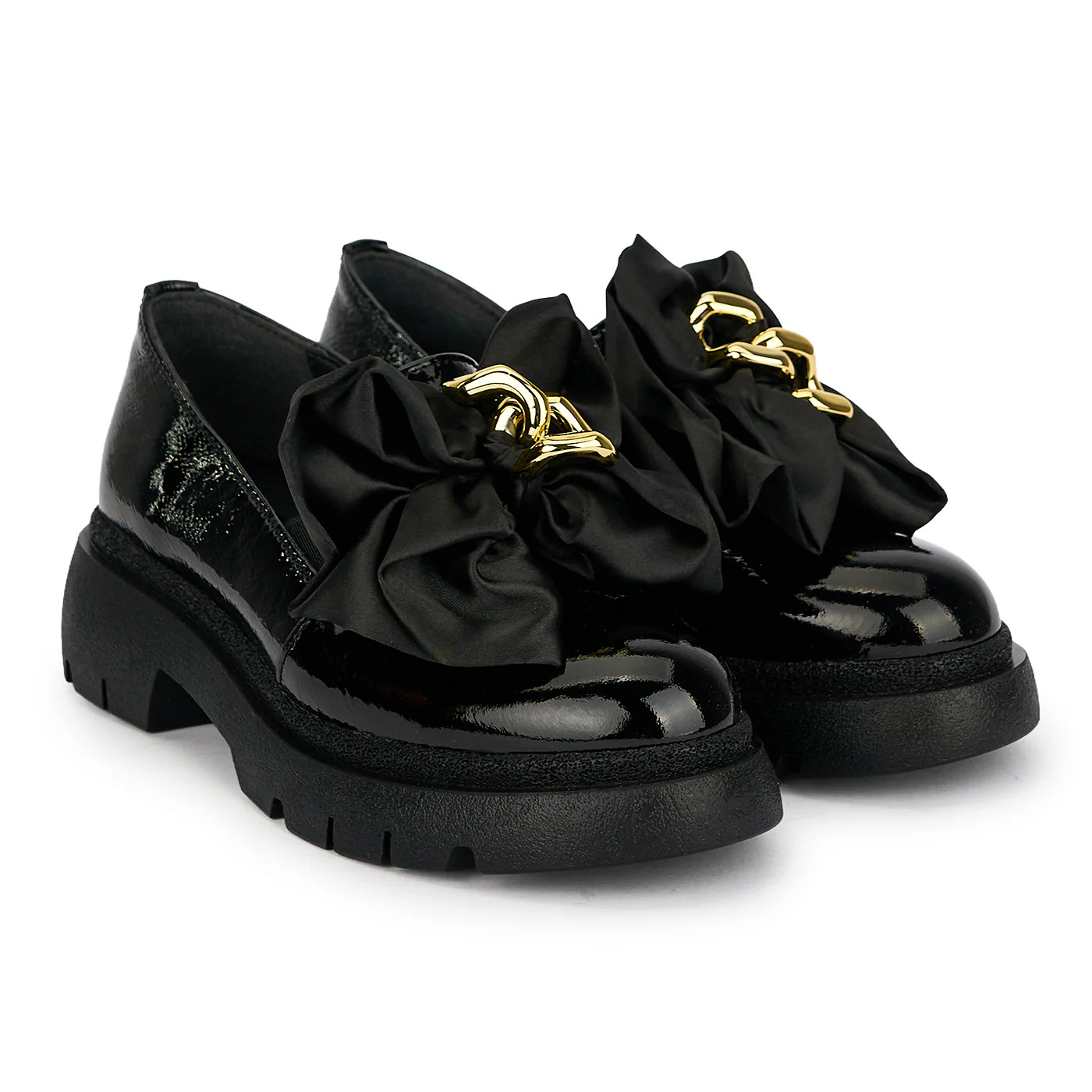 Pantofi dama din piele naturala neagra 19611 - Image 4