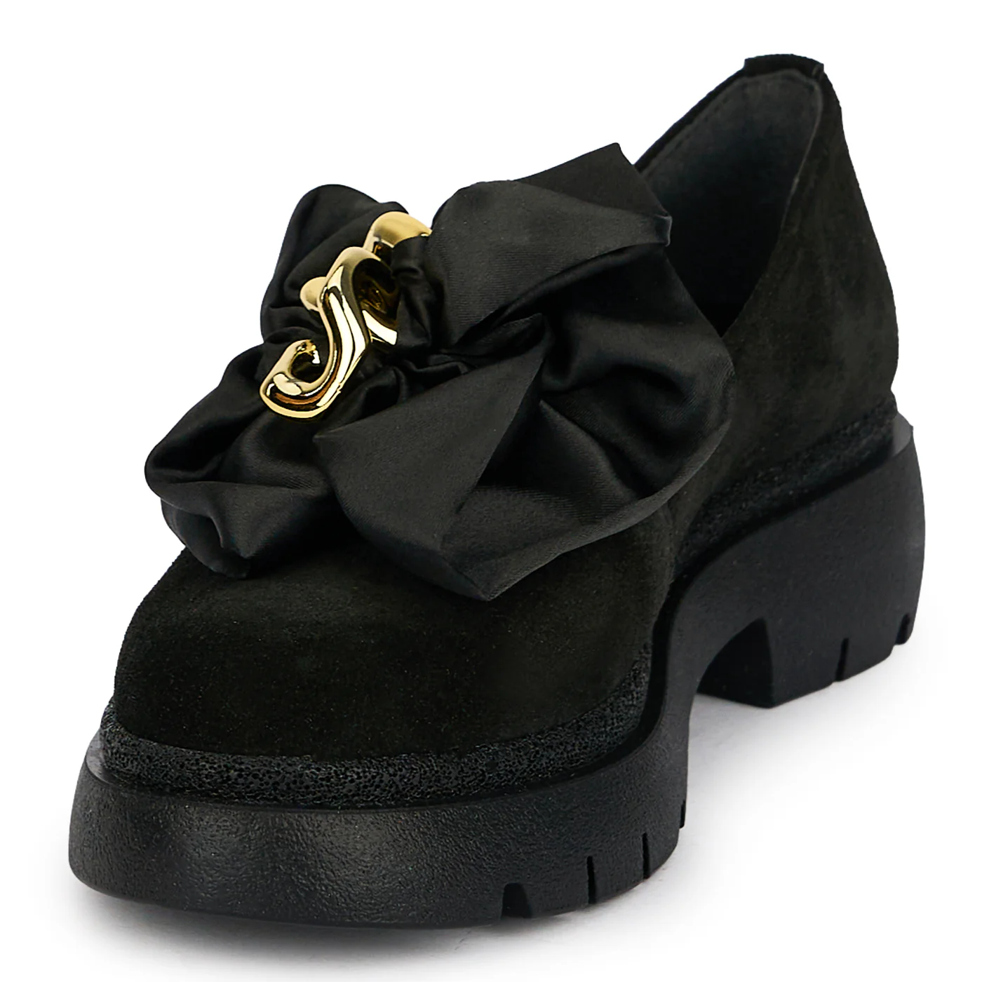 Pantofi dama din piele naturala neagra 19613 - Image 3