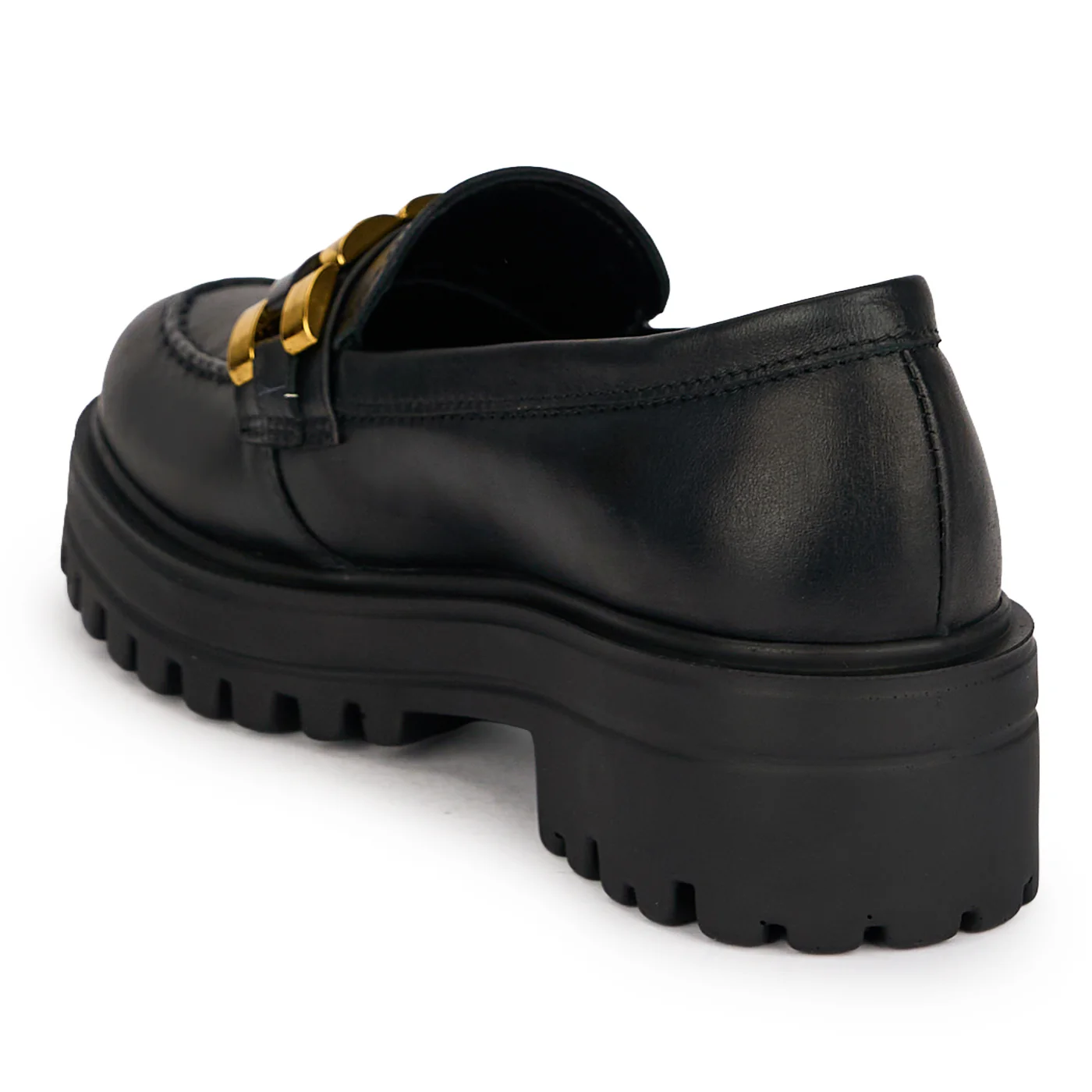 Pantofi dama din piele naturala neagra 19665 - Image 2