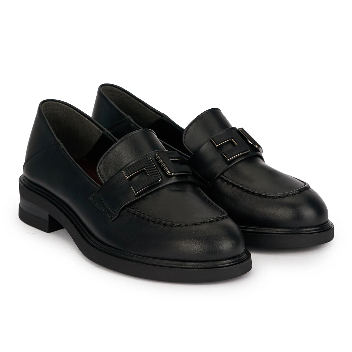 Pantofi dama din piele naturala neagra 19666 - Image 4