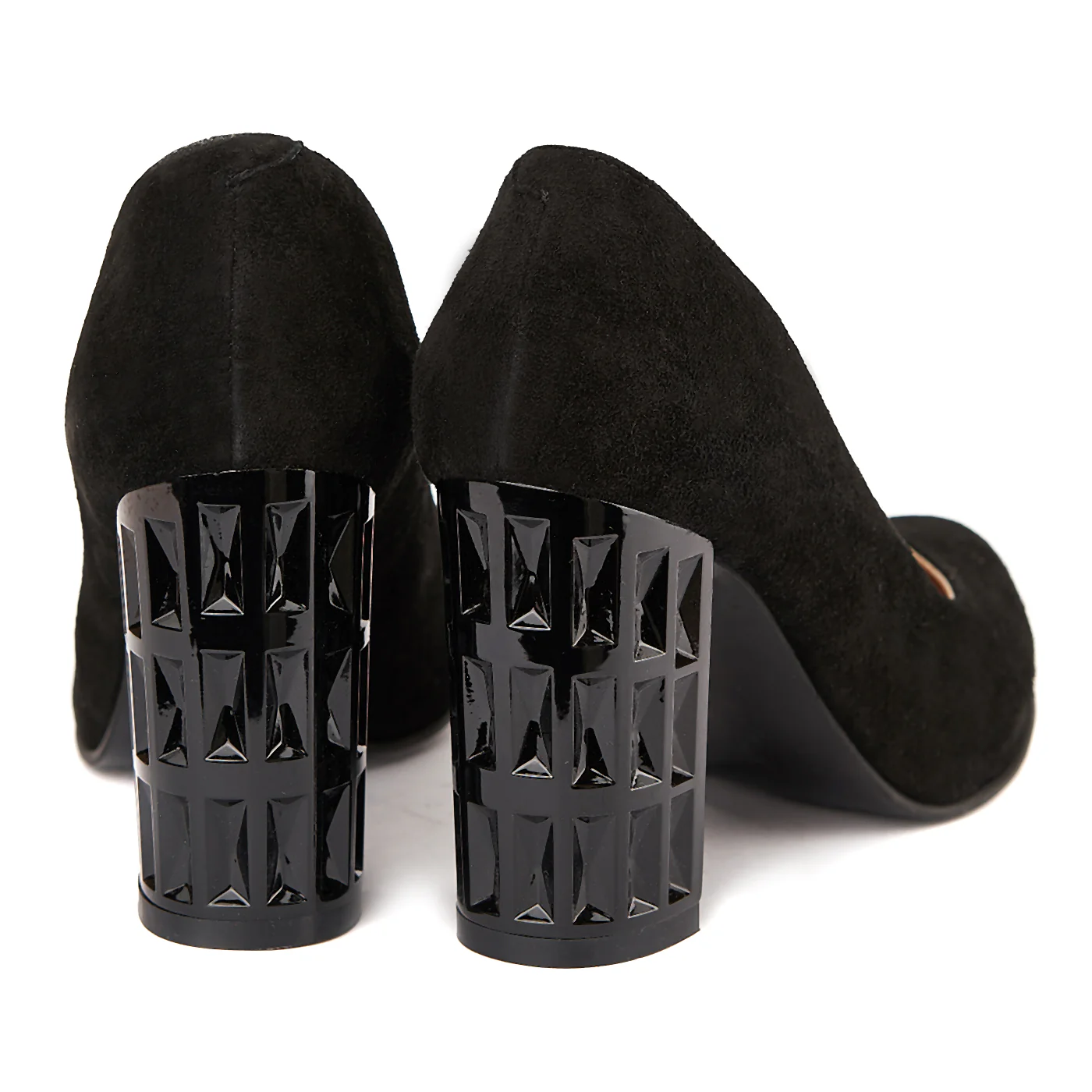 Pantofi dama din piele naturala neagra 4161 - Image 2