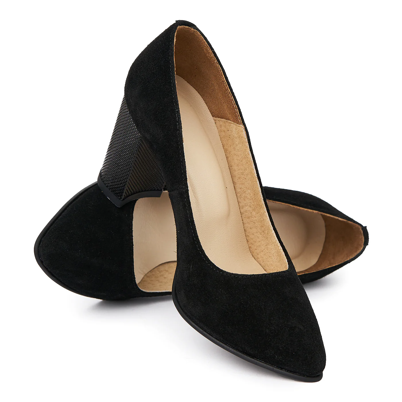 Pantofi dama din piele naturala neagra 4979 - Image 4