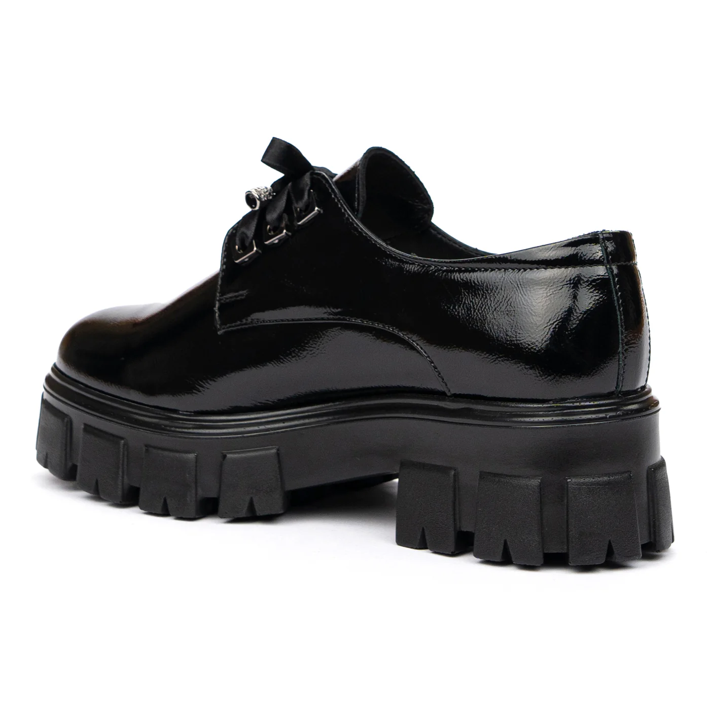 Pantofi dama din piele naturala neagra 8411 - Image 3