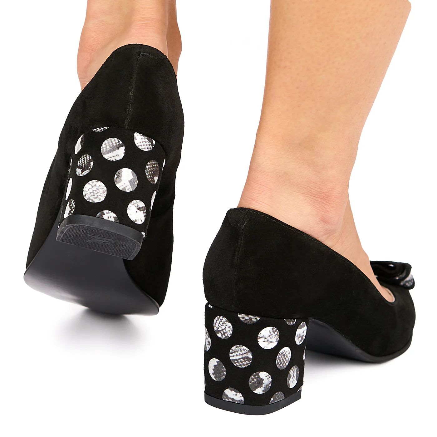 Pantofi dama din piele naturala neagra 9005 - Image 4