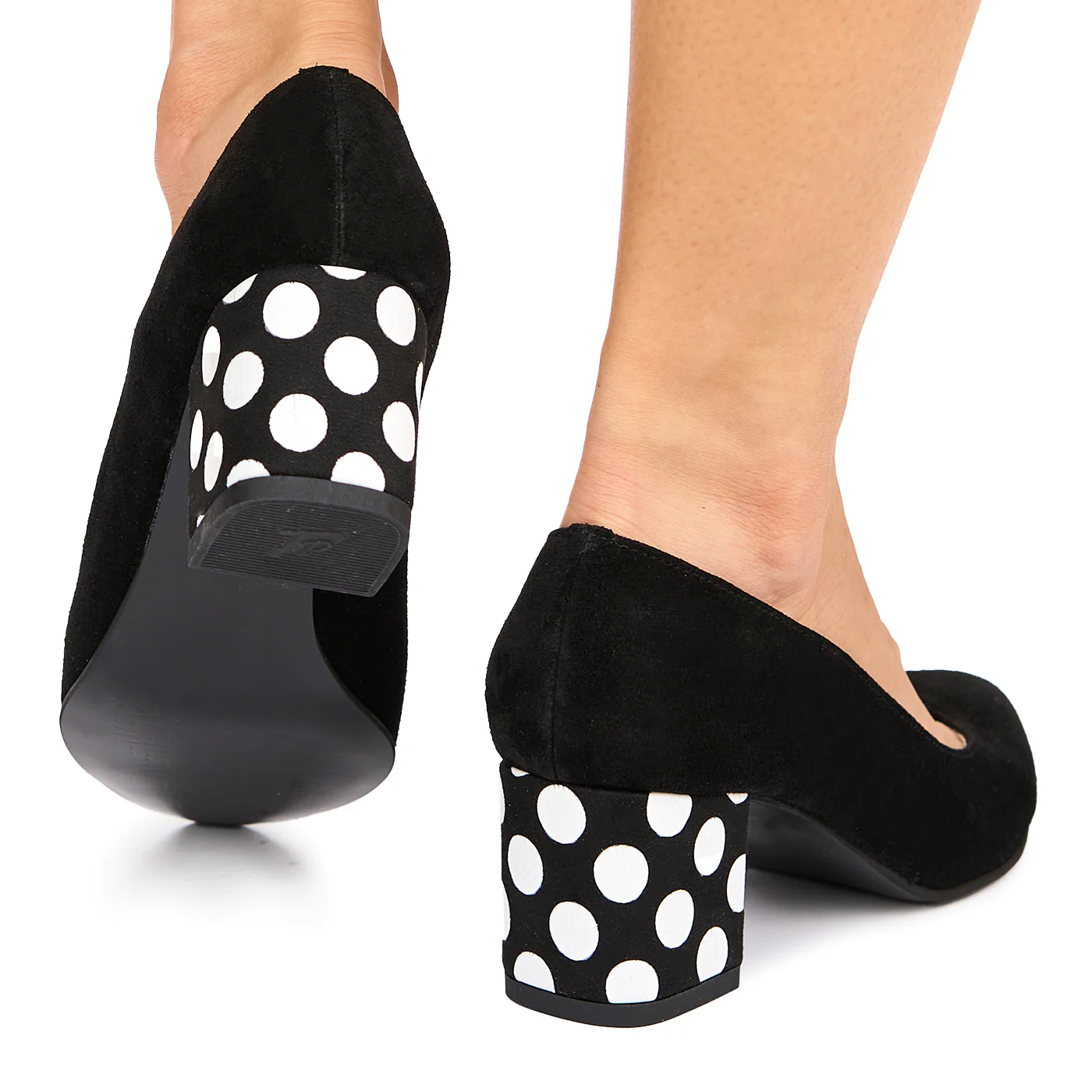 Pantofi dama din piele naturala neagra 9013 - Image 4