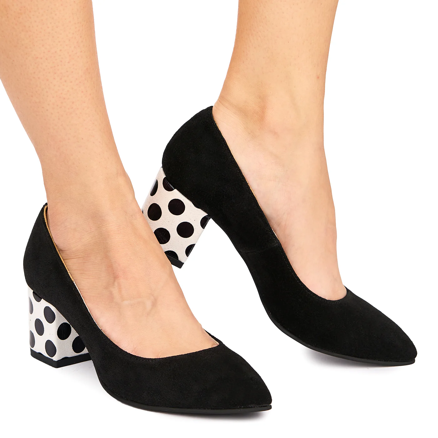 Pantofi dama din piele naturala neagra 9015 - Image 2