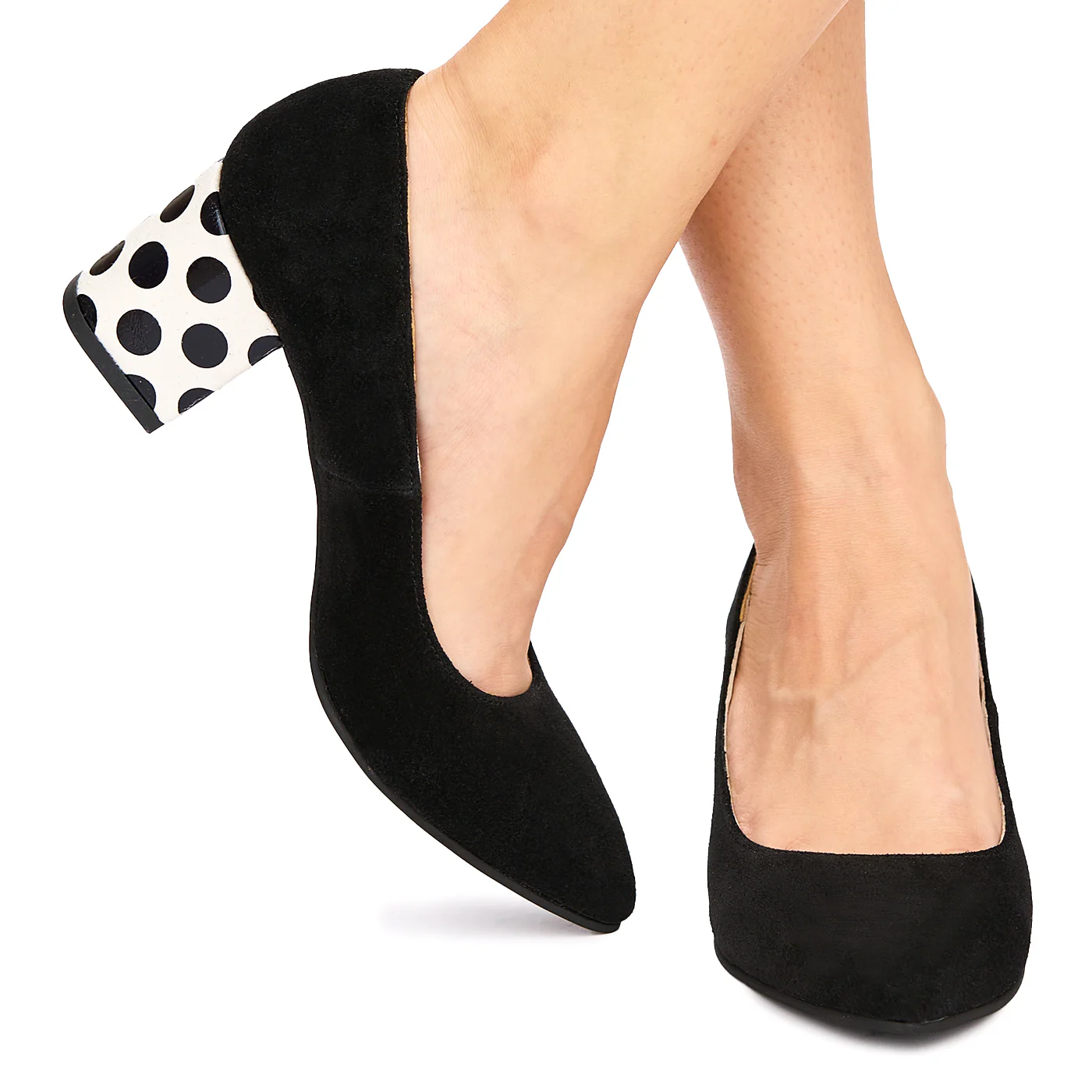 Pantofi dama din piele naturala neagra 9015 - Image 3
