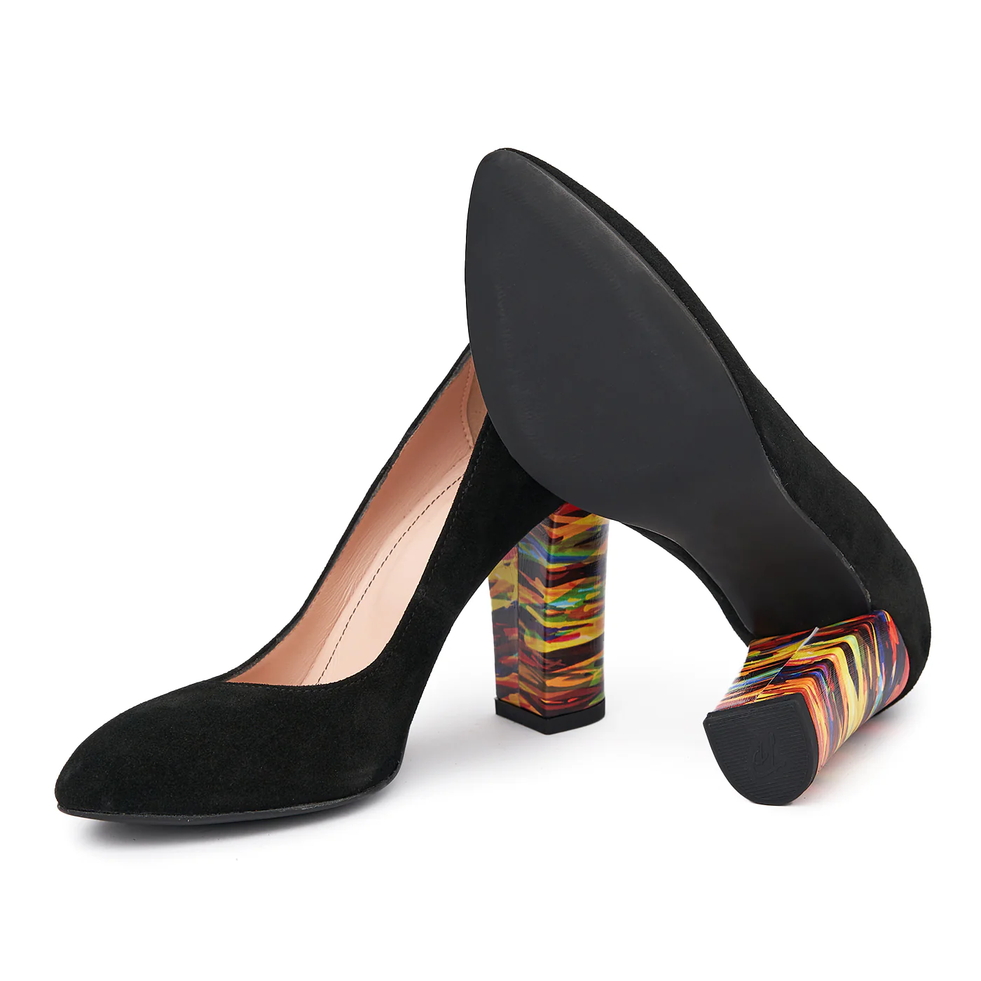 Pantofi dama din piele naturala neagra 9027 - Image 3