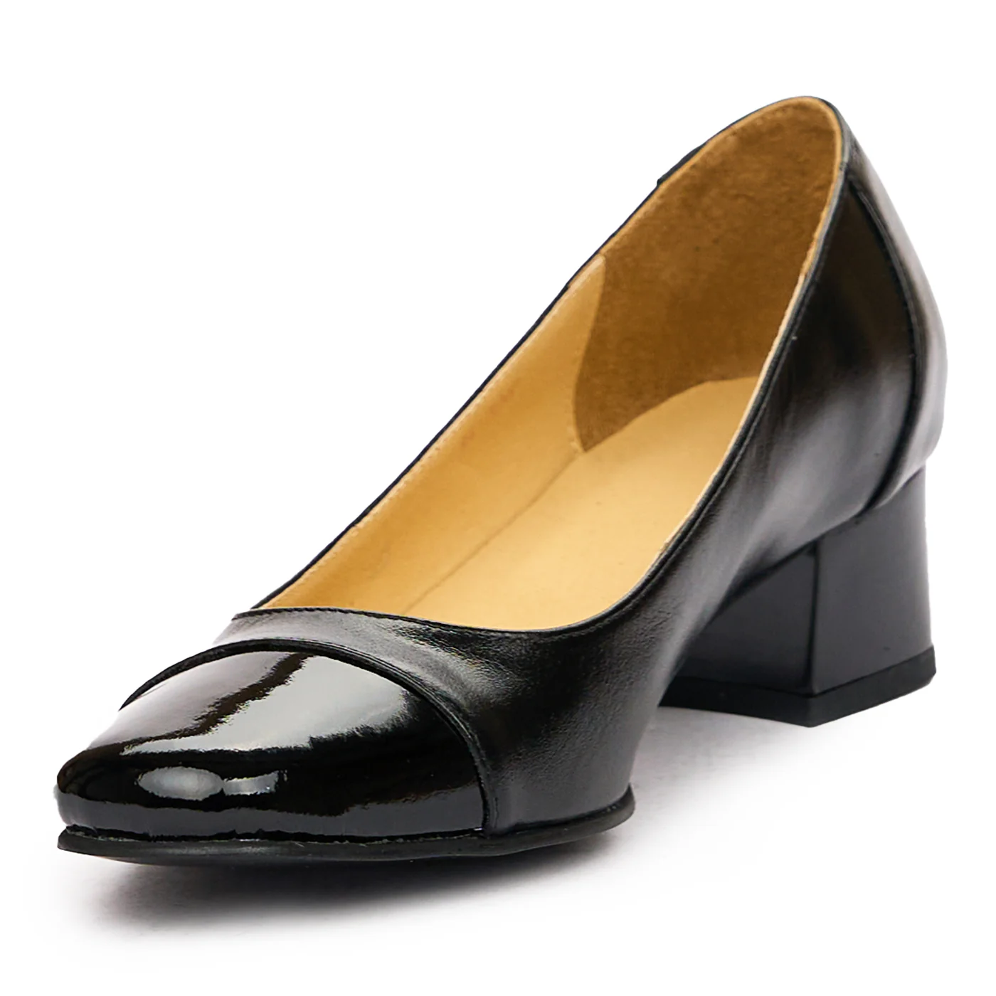 Pantofi dama din piele naturala neagra 9296 - Image 2