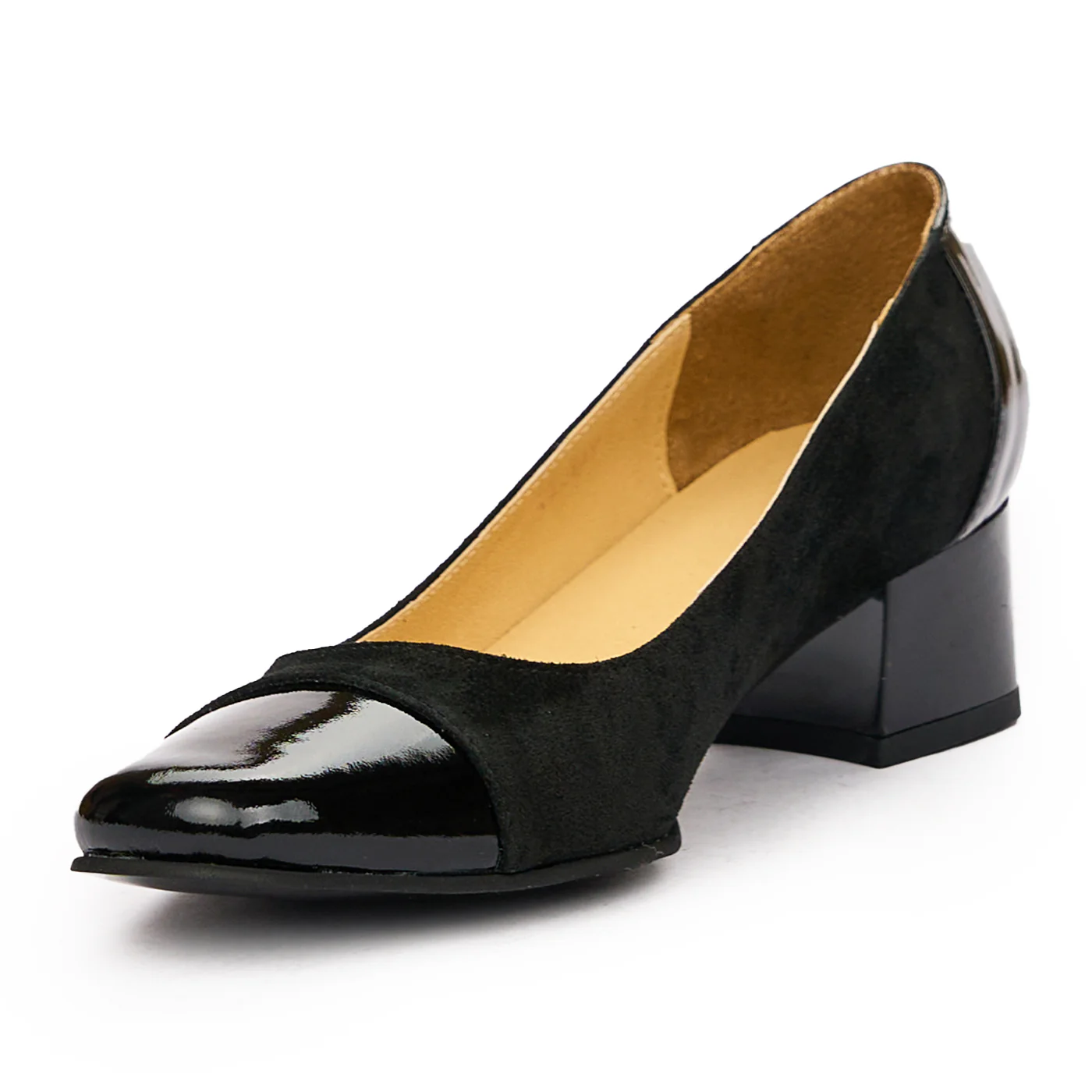 Pantofi dama din piele naturala neagra 9297 - Image 2